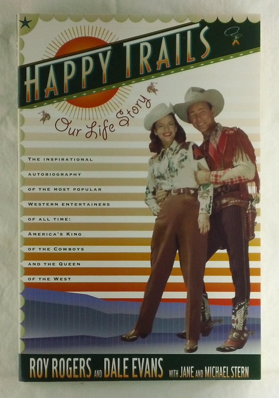 HAPPY TRAILS: Our Life Story used book depot