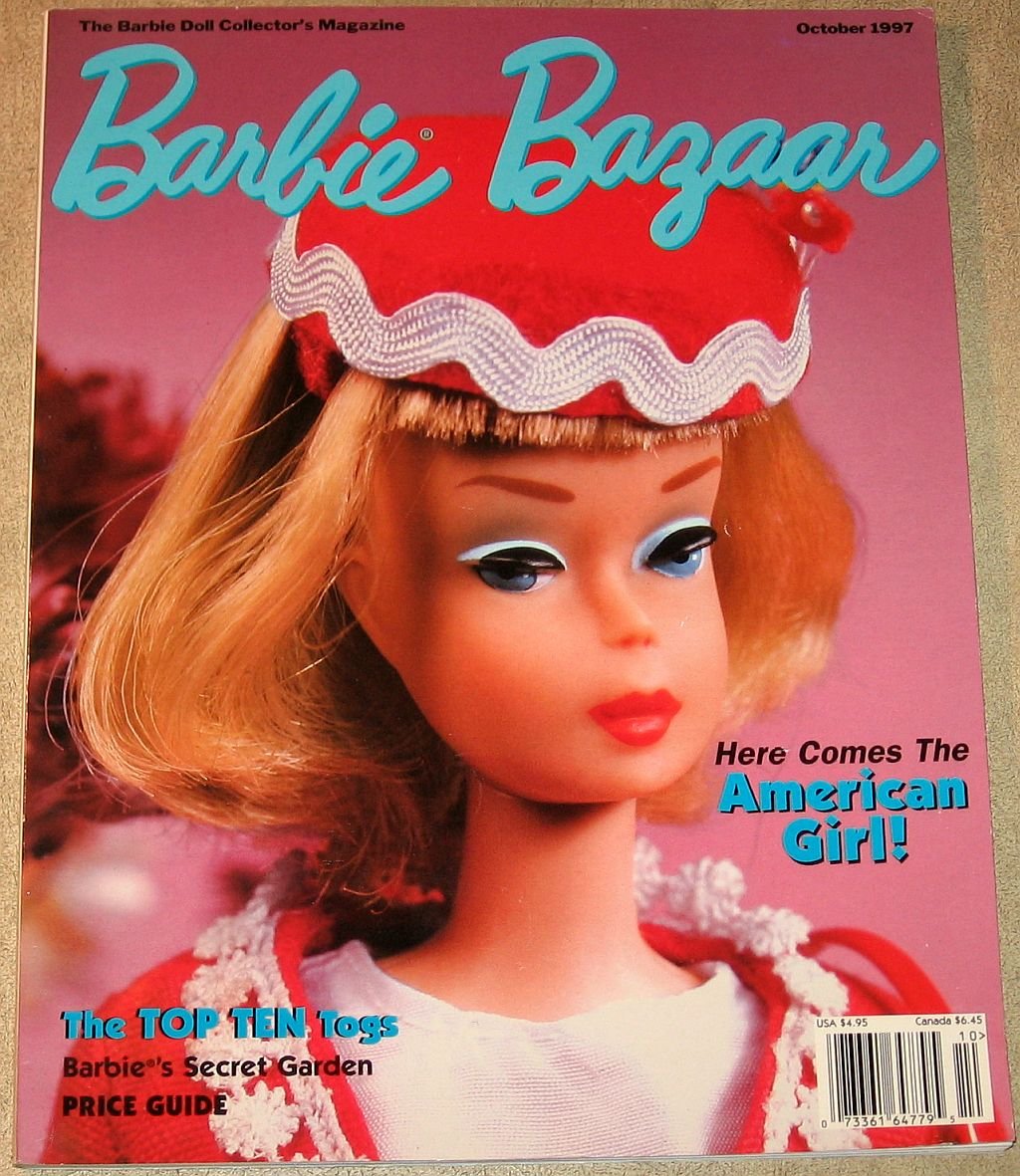 Barbie Bazaar Magazine October 1997 Volume 9, Issue 5 - "Here Comes The American Girl! used book depot