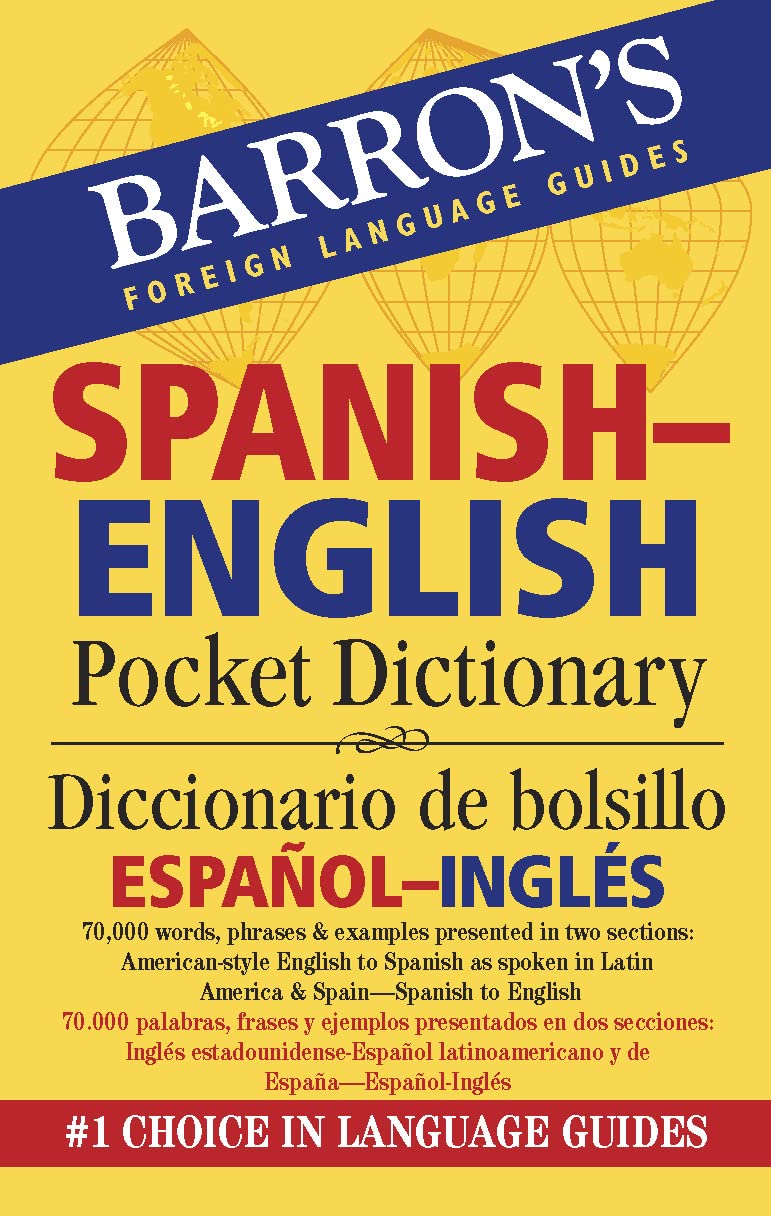 Barron's Spanish-English Pocket Dictionary / Diccionario de Bolsillo Espanol-Ingles (Barron's Foreign Language Guides) (Spanish and English Edition) used book depot