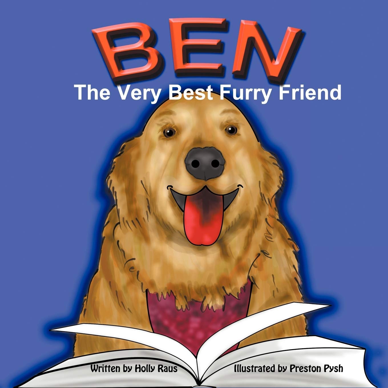 Ben: The Very Best Furry Friend - A children's book about a therapy dog and the friends he makes at the library and nursing home used book depot