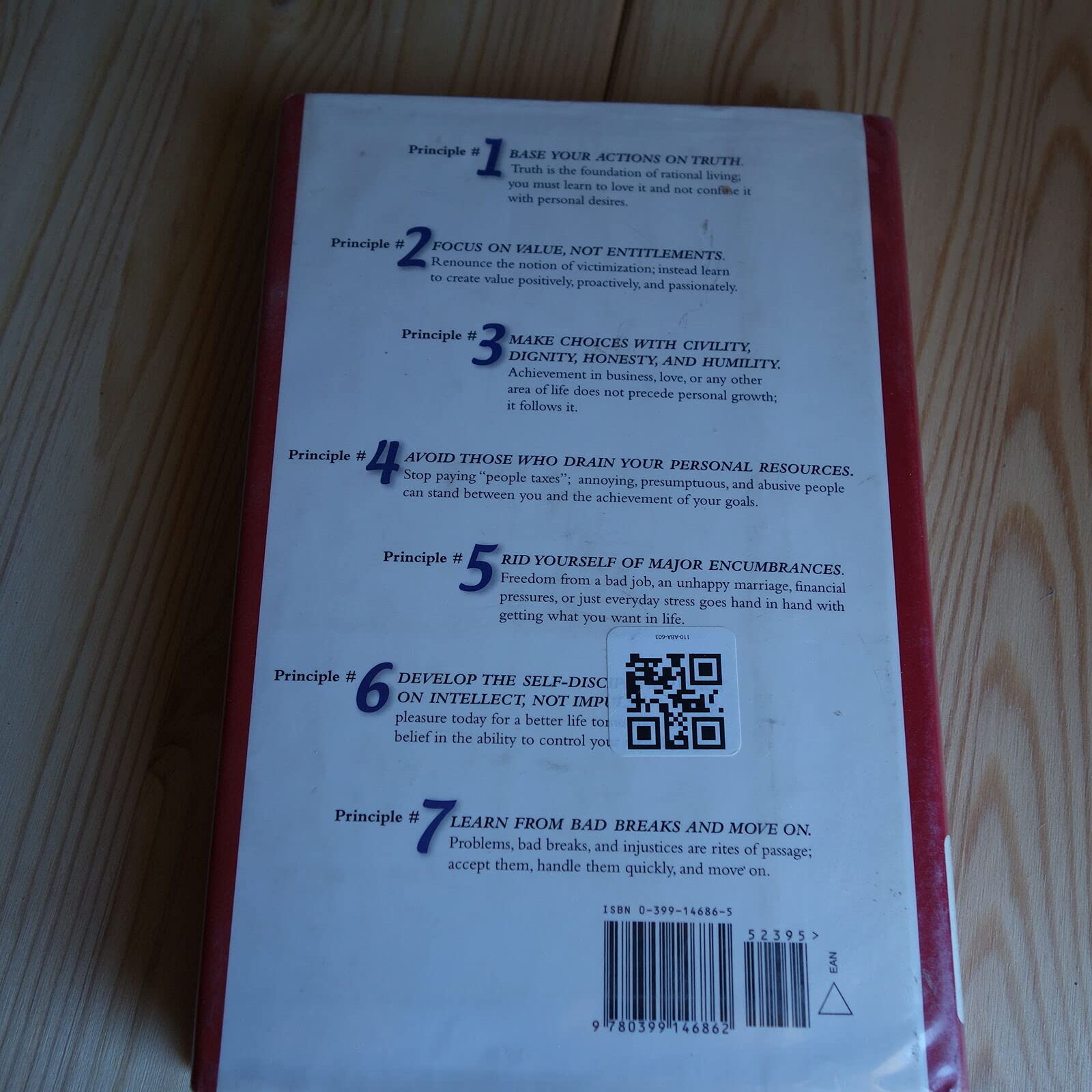 Getting What You Want: The 7 Principles of Rational Living used book depot