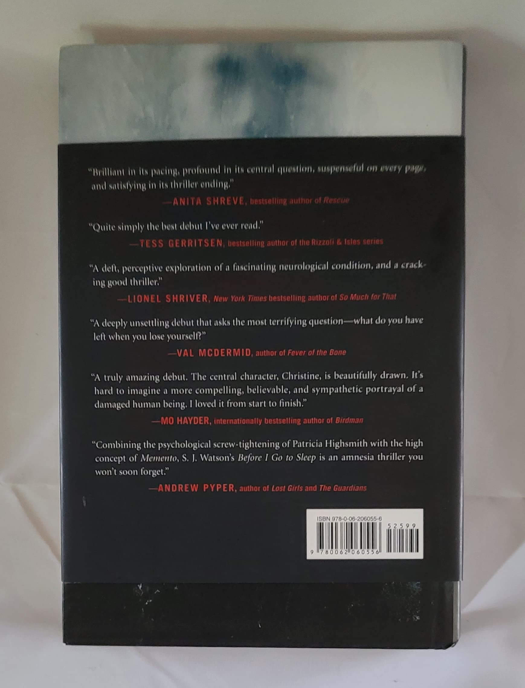 Before I Go to Sleep: A Novel used book depot
