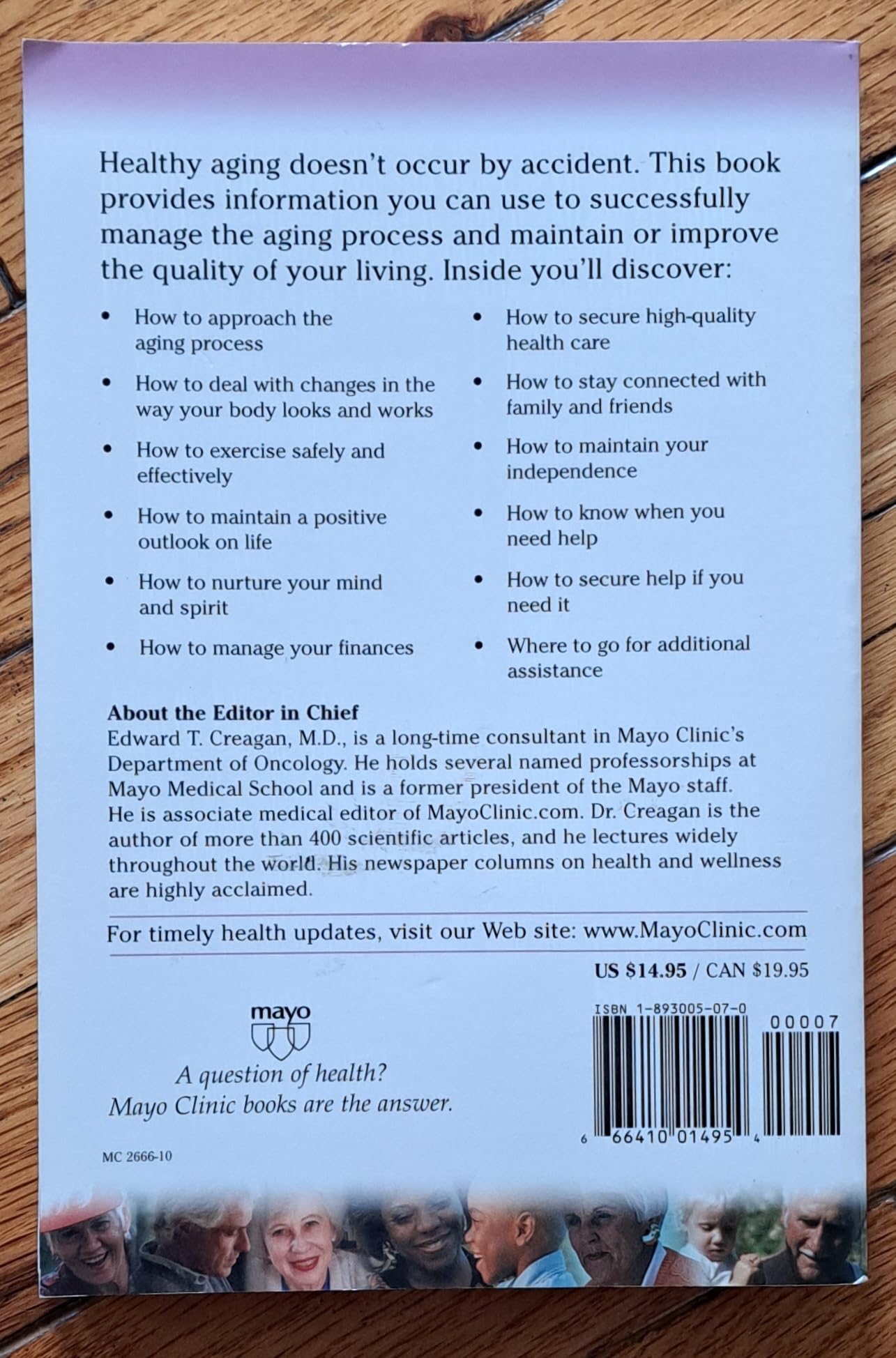 Mayo Clinic on Healthy Aging: Answers to Help You Make the Most of the Rest of Your Life ("MAYO CLINIC ON" SERIES) used book depot