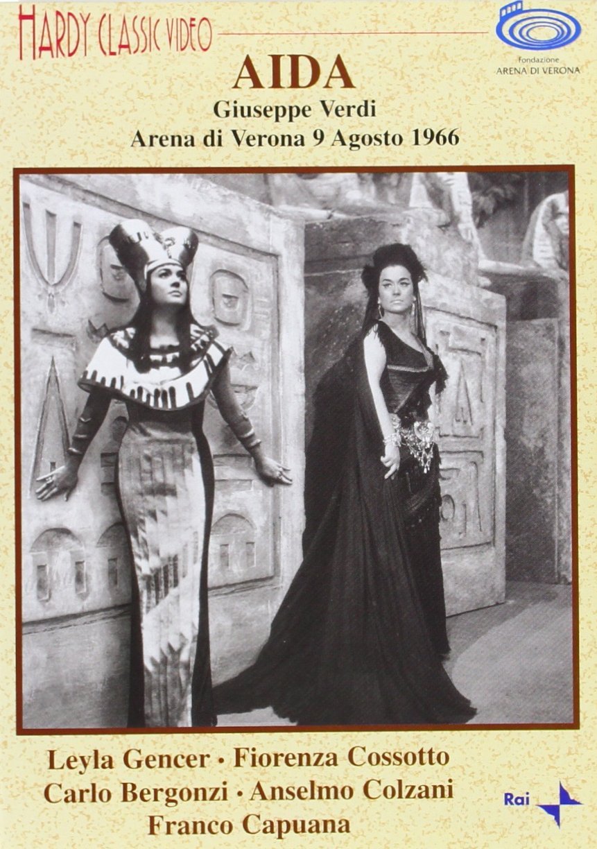 Verdi - Aida / Gencer, Bergonzi, Cossotto, Colzani, Giaiotti, Pugliese, Capuana, Arena di Verona used book depot