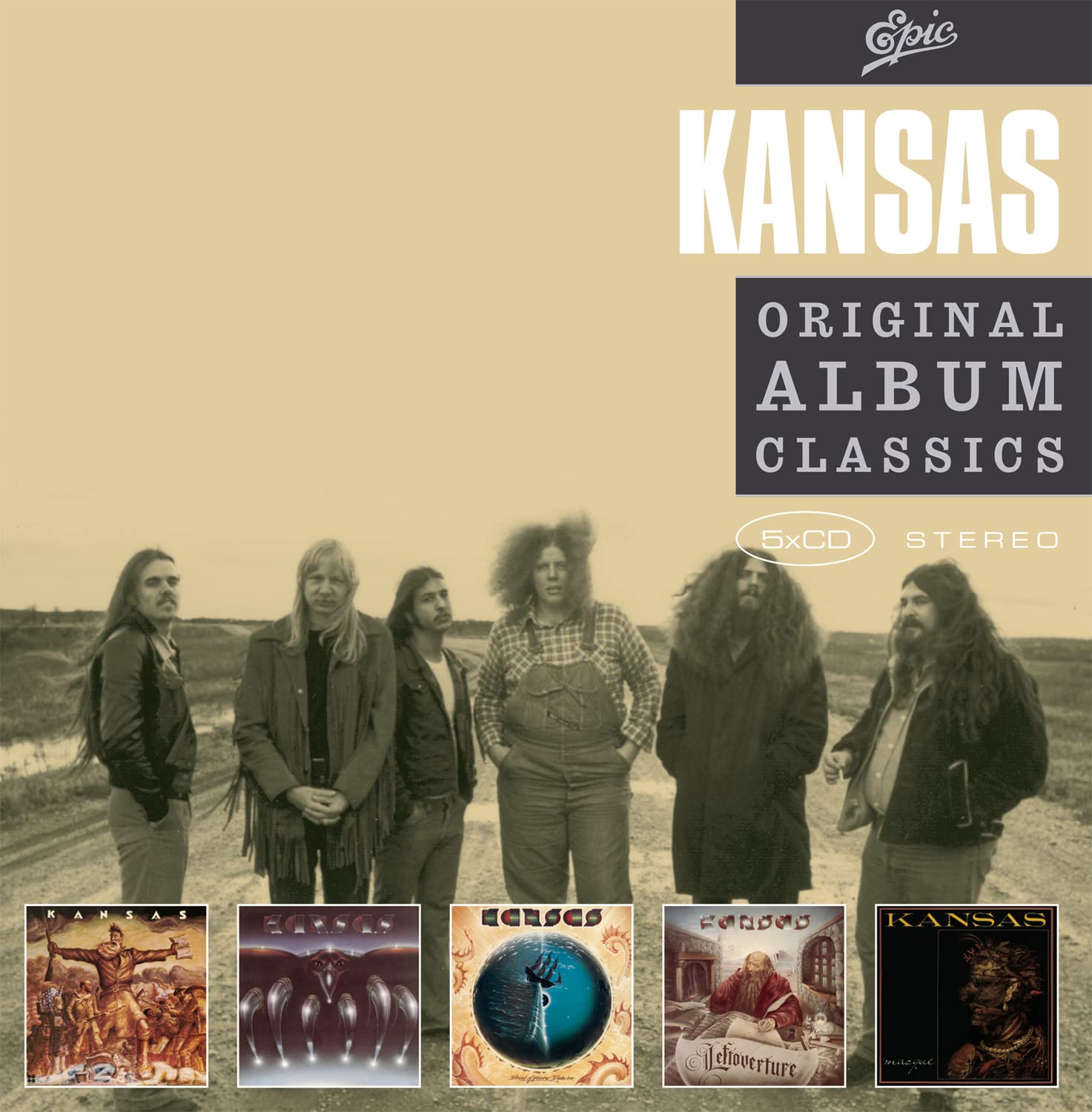 5cd Original Album Classics (Kansas/ Song For America/Masque/Leftoverture /Point Of Know Return) used book depot