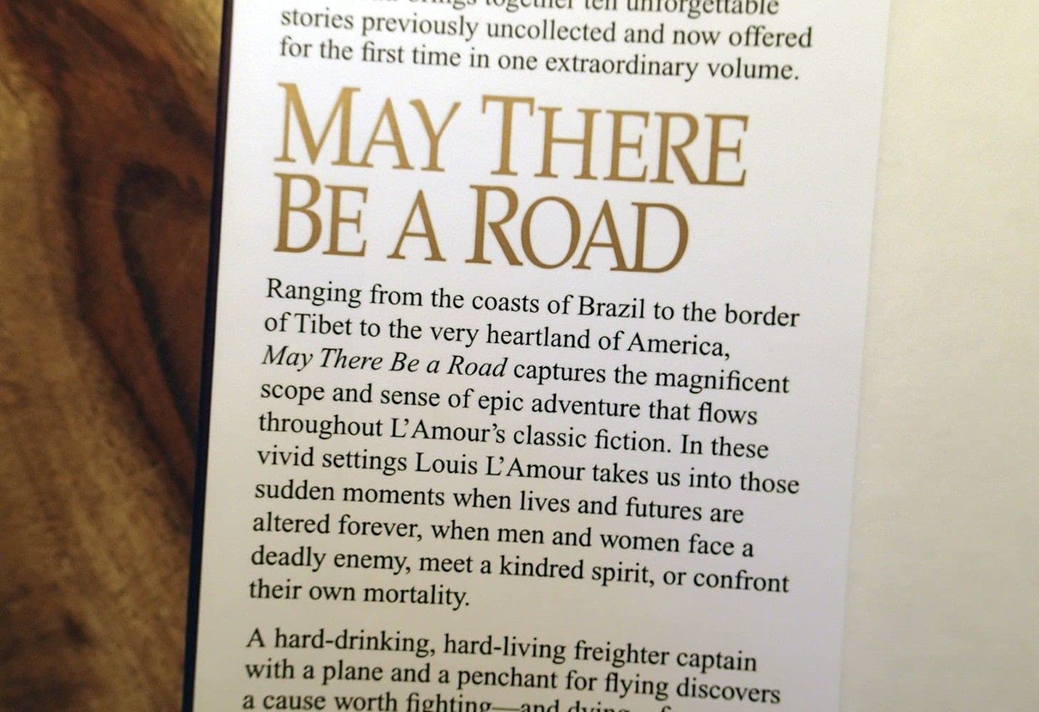 May There Be a Road used book depot