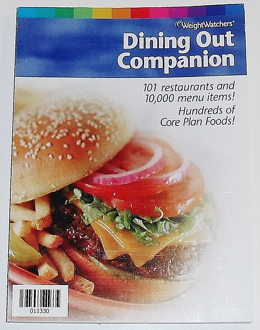 Dining Out Companion 101 Restaurants and 10,000 Menu Items! Hundreds of Core Plan Foods! used book depot