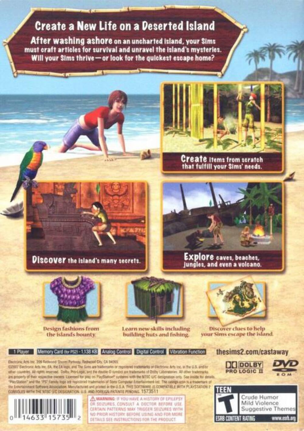 The Sims 2: Castaway - PlayStation 2 used book depot