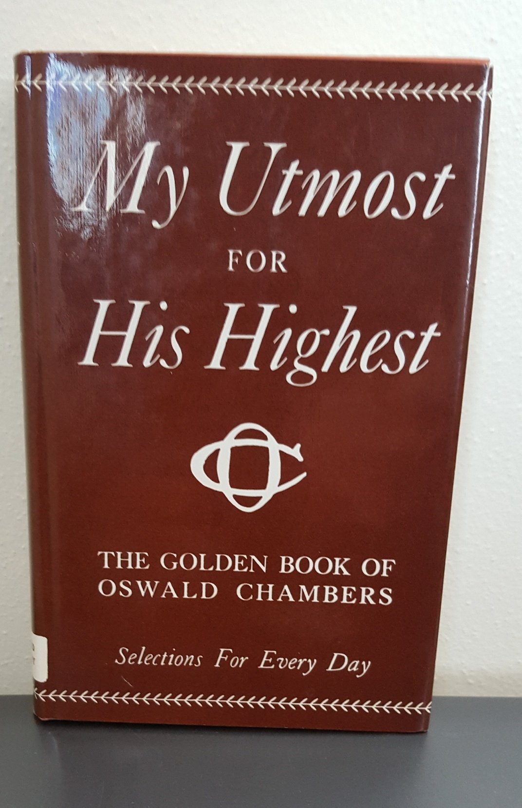 My Utmost for His Highest used book depot
