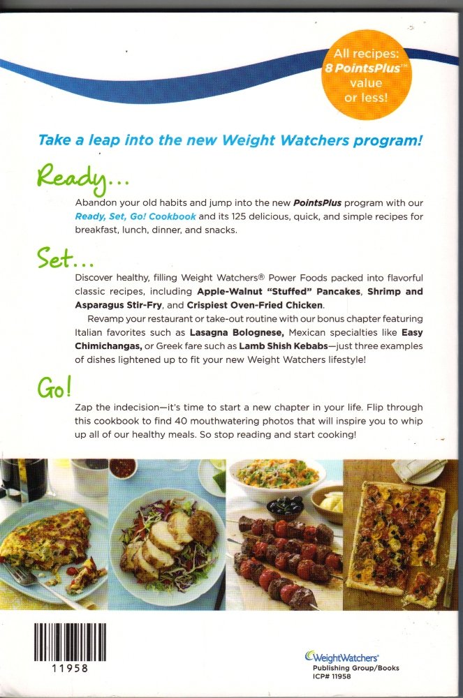 Ready, Set, Go! Cookbook (125 Easy Meals to Get You Started-Points Plus) used book depot