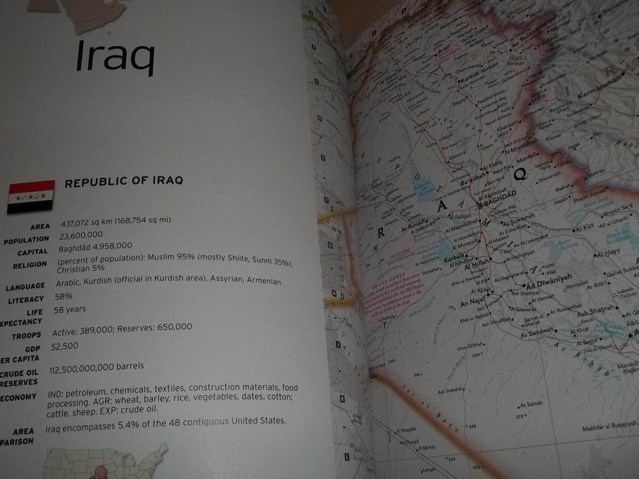 Atlas of the Middle East (Deluxe Edition) used book depot