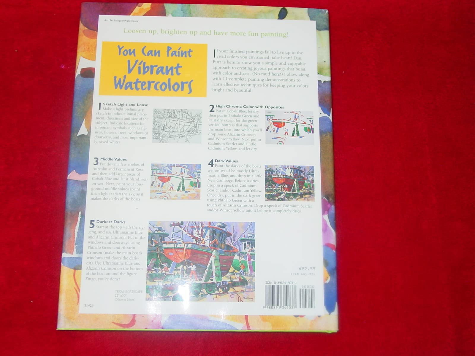 You Can Paint Vibrant Watercolors used book depot