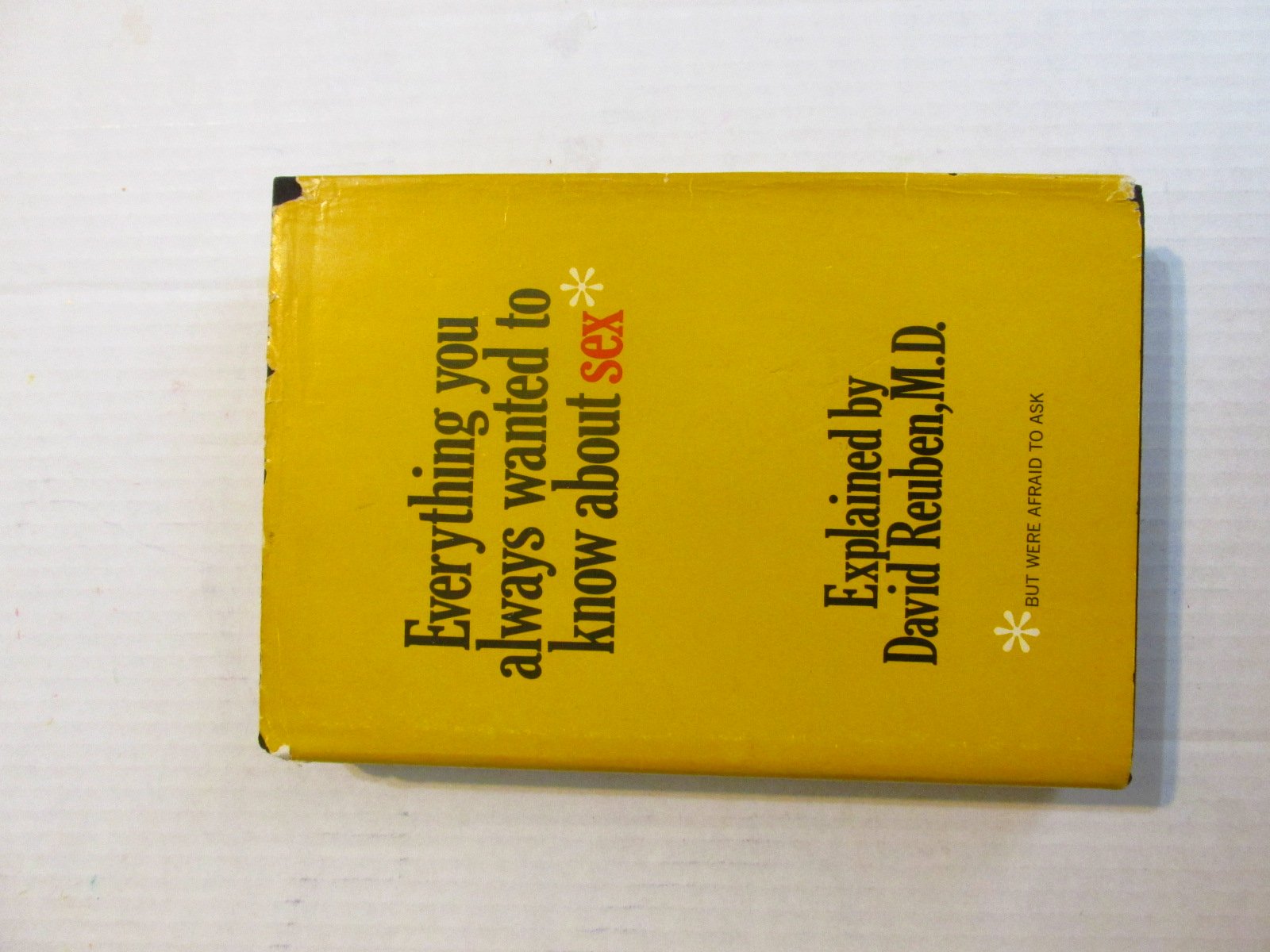 Everything you always wanted to know about sex, but were afraid to ask, used book depot