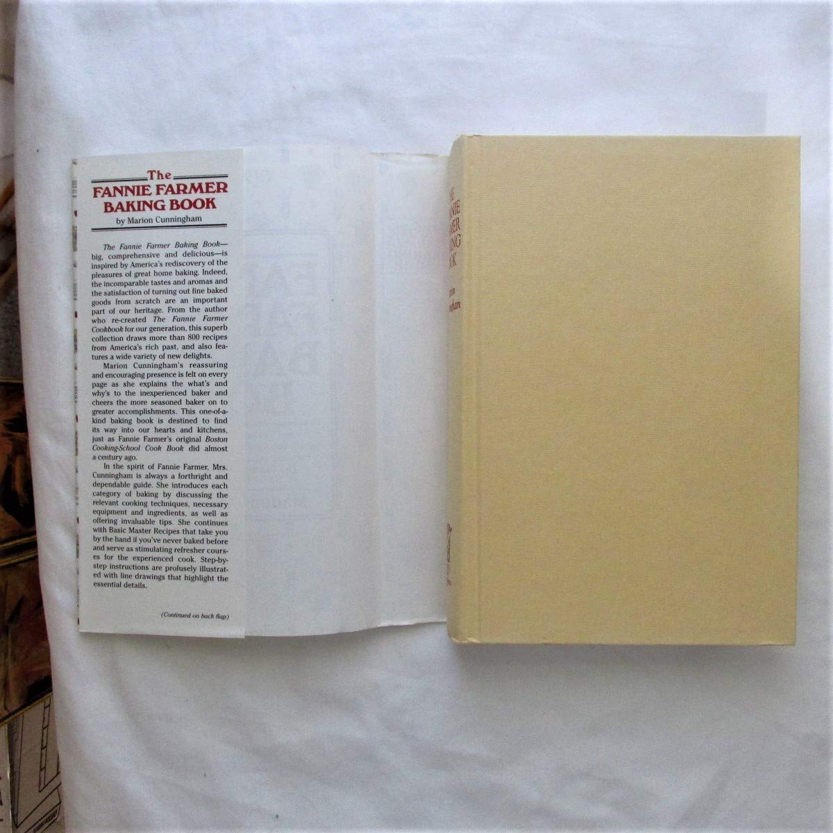 The Fannie Farmer Baking Book used book depot