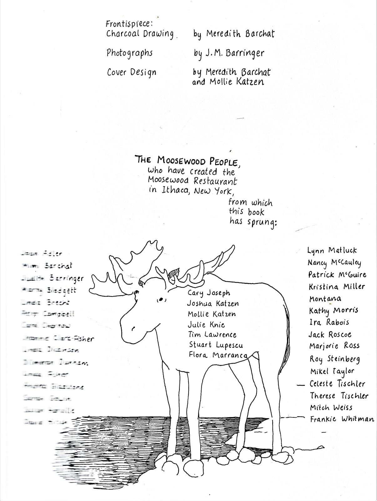 The Moosewood Cookbook: Recipes from Moosewood Restaurant, Ithaca, New York used book depot