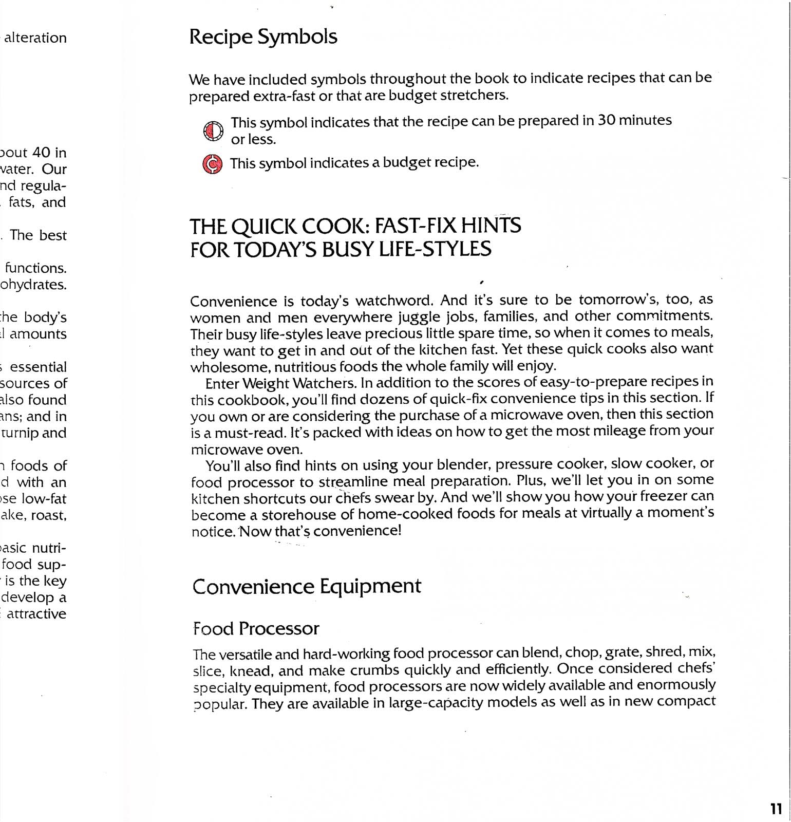 Weight Watchers' Quick and Easy Cookbook used book depot