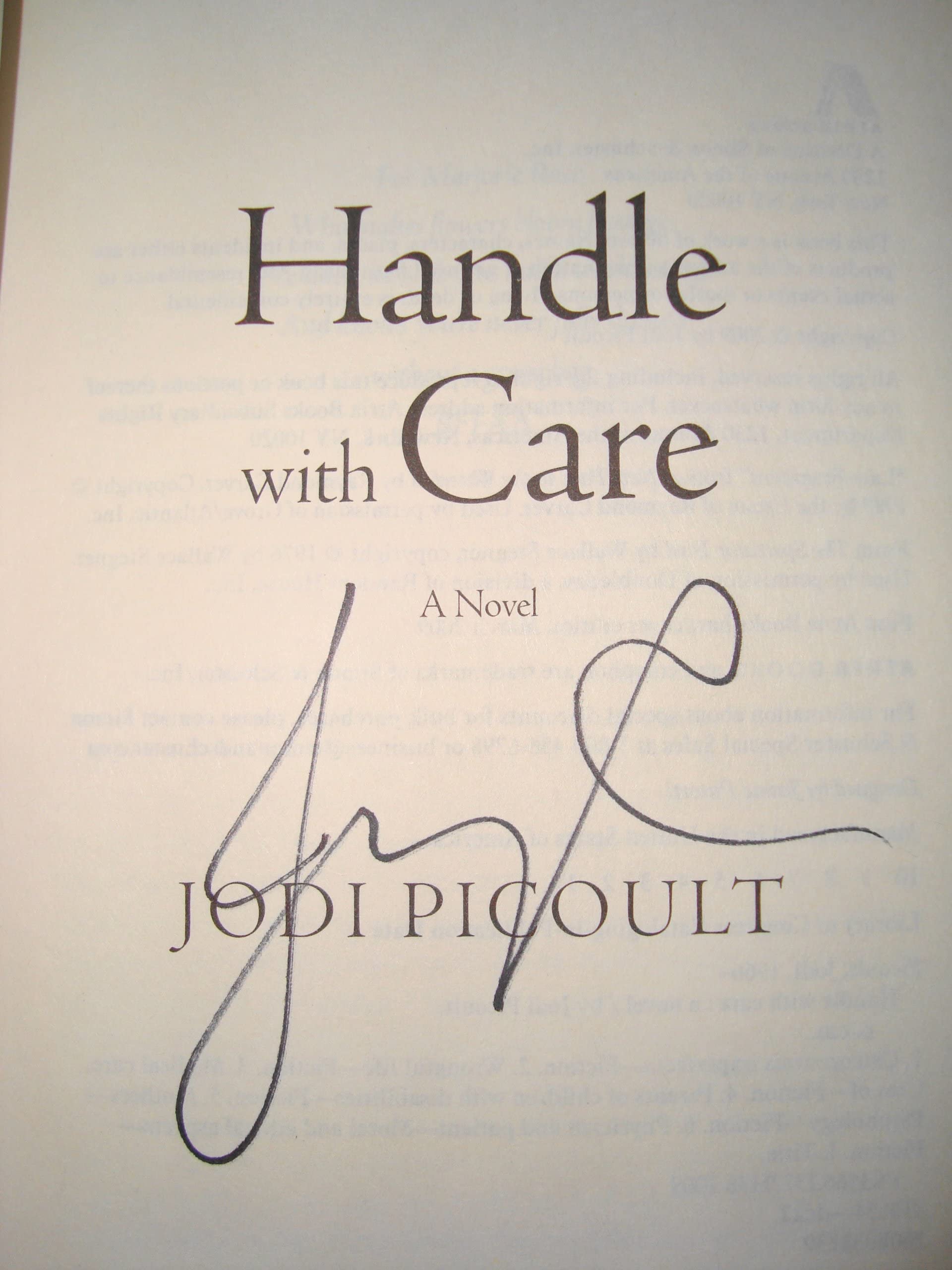 Handle with Care: A Novel used book depot