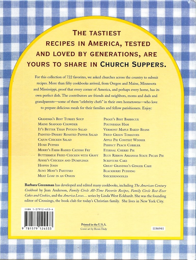 Church Suppers: 722 Favorite Recipes from Our Church Communities used book depot