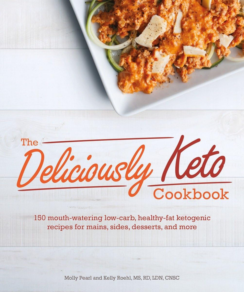 The Deliciously Keto Cookbook: 150 mouth-watering low-carb, healthy-fat ketogenic recipes for mains, sides, des used book depot