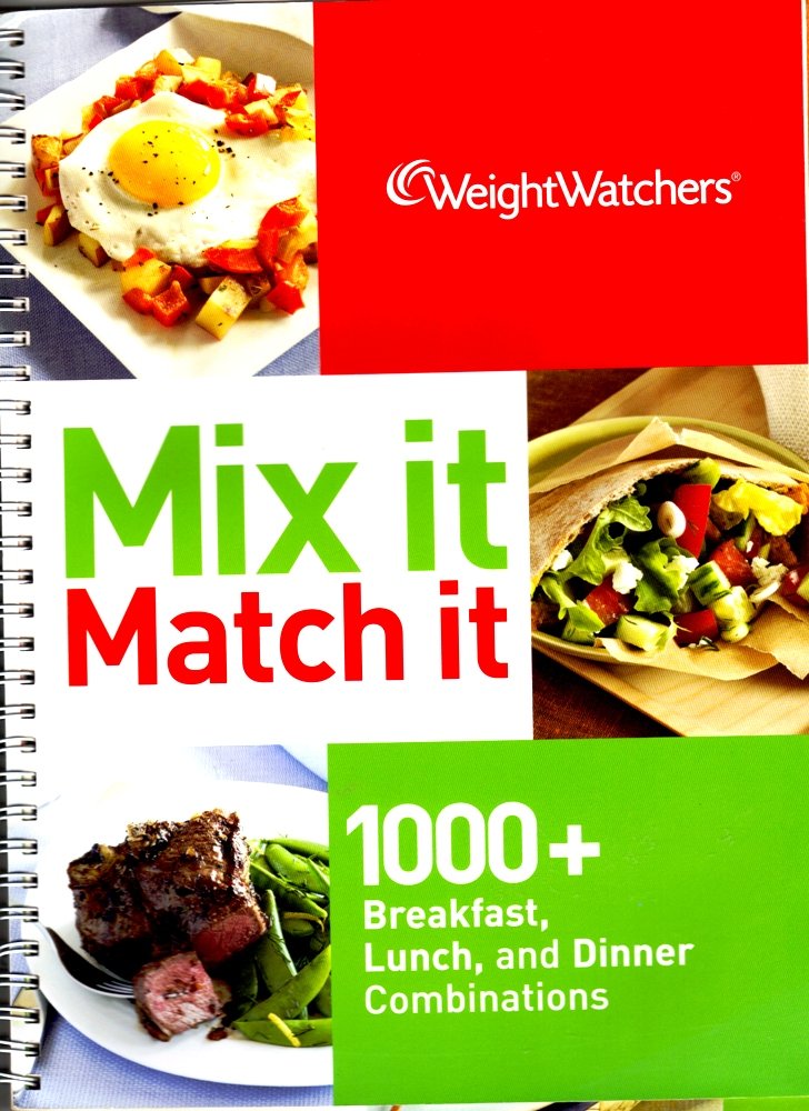 Weight Watchers Mix it Match it; 1000+ Breakfast, Lunch, and Dinner Combinations used book depot
