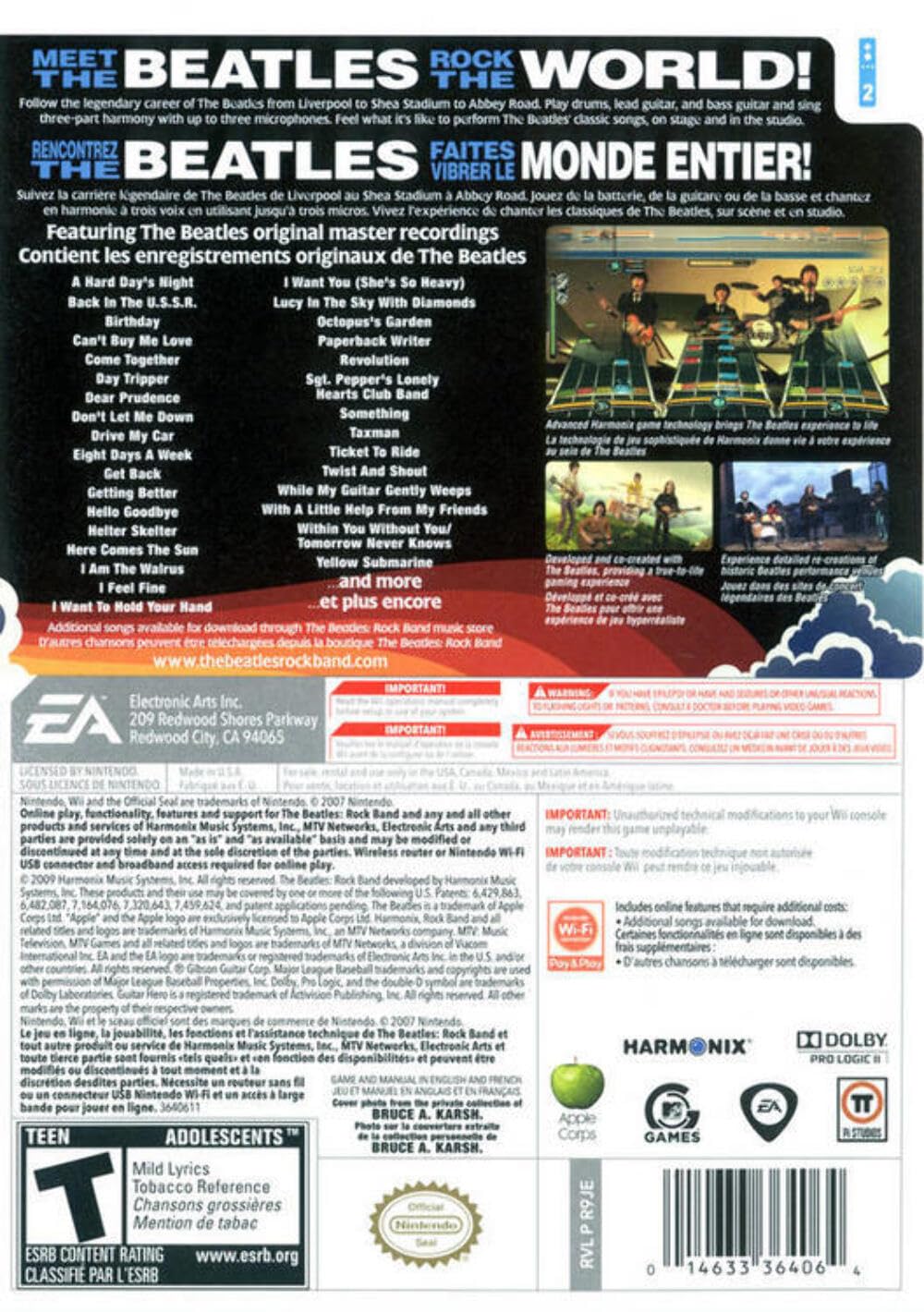 The Beatles: Rock Band (Game Only) - Nintendo Wii used book depot