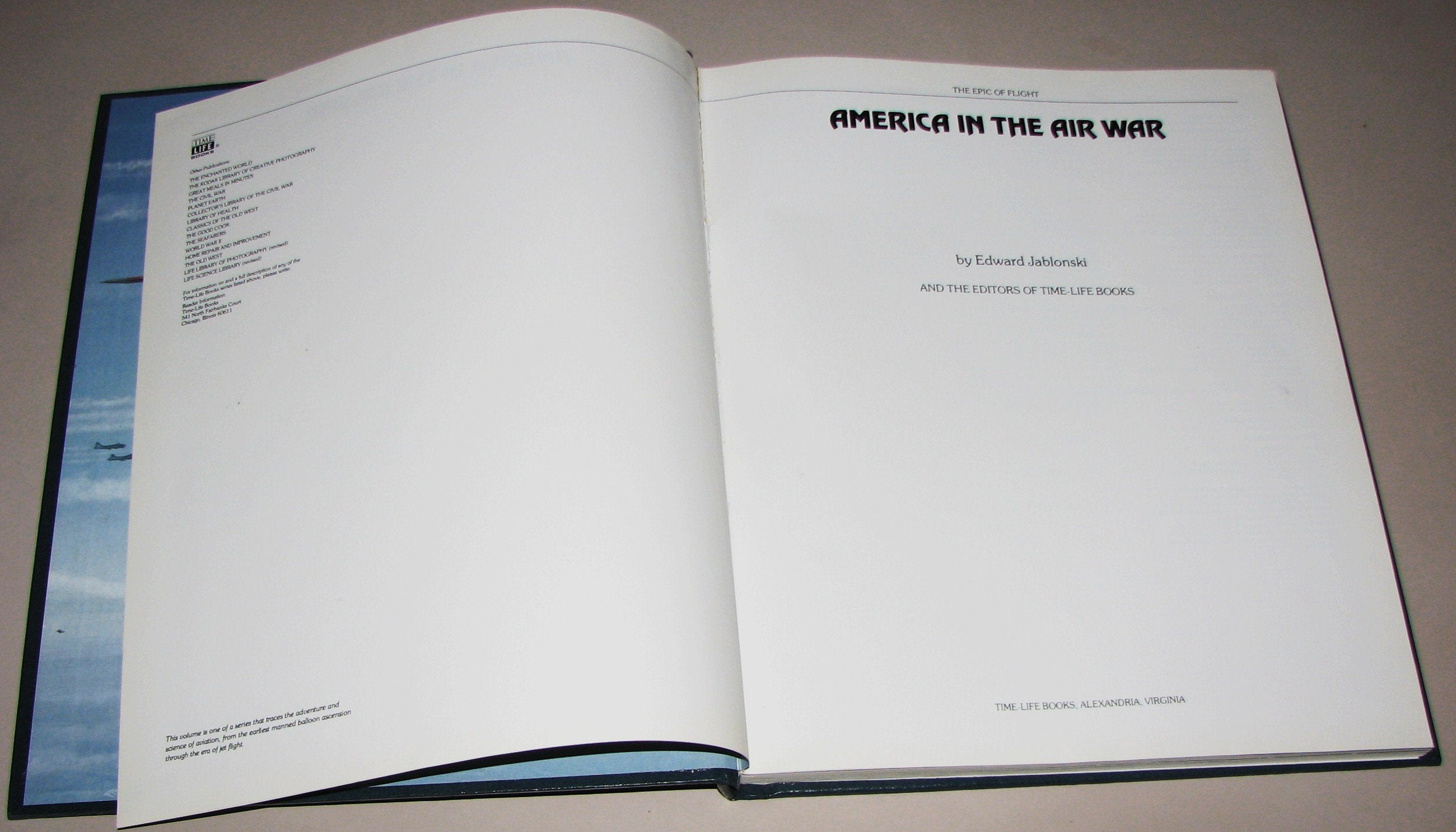 America in the Air War (Epic of Flight) used book depot