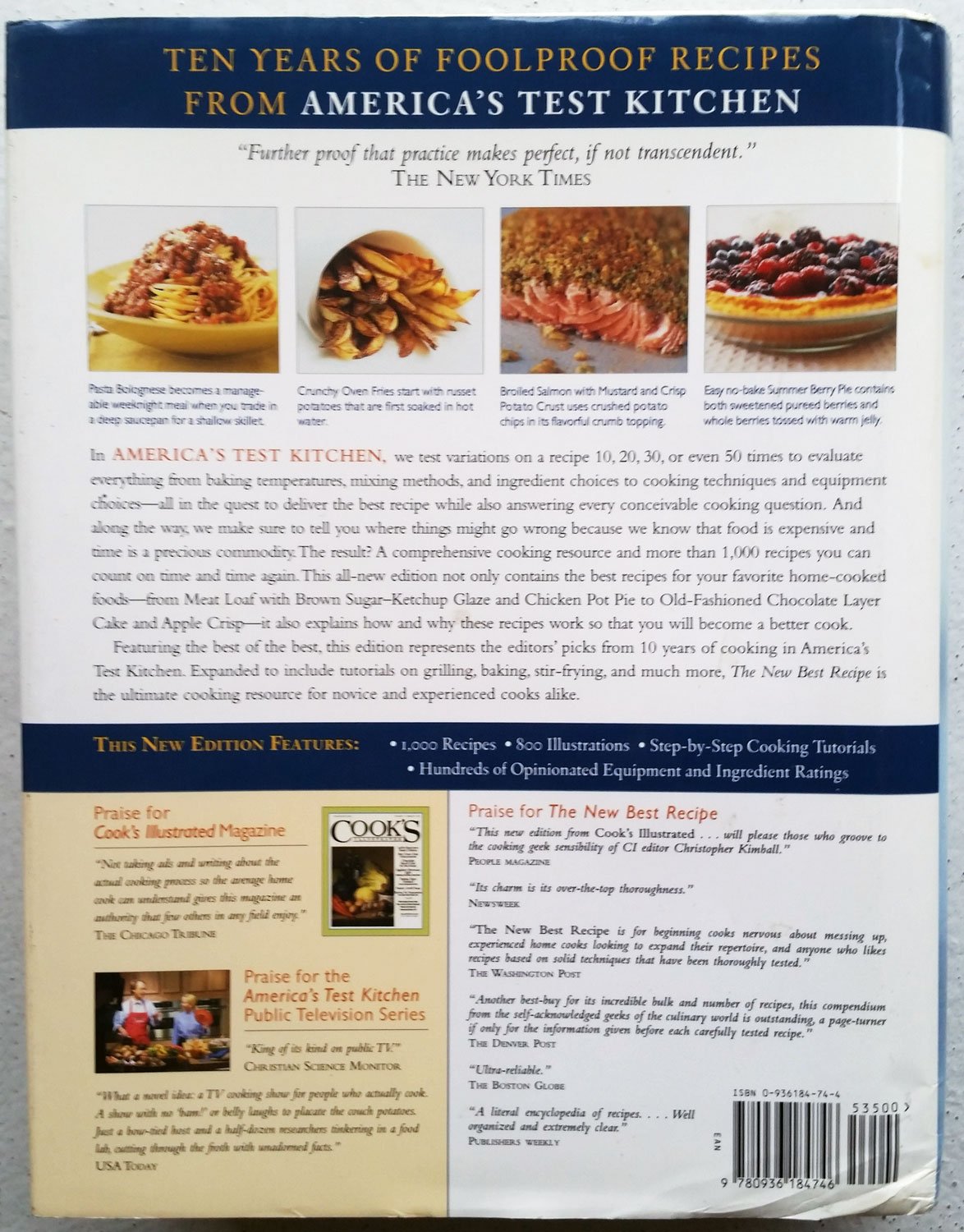 The New Best Recipe used book depot