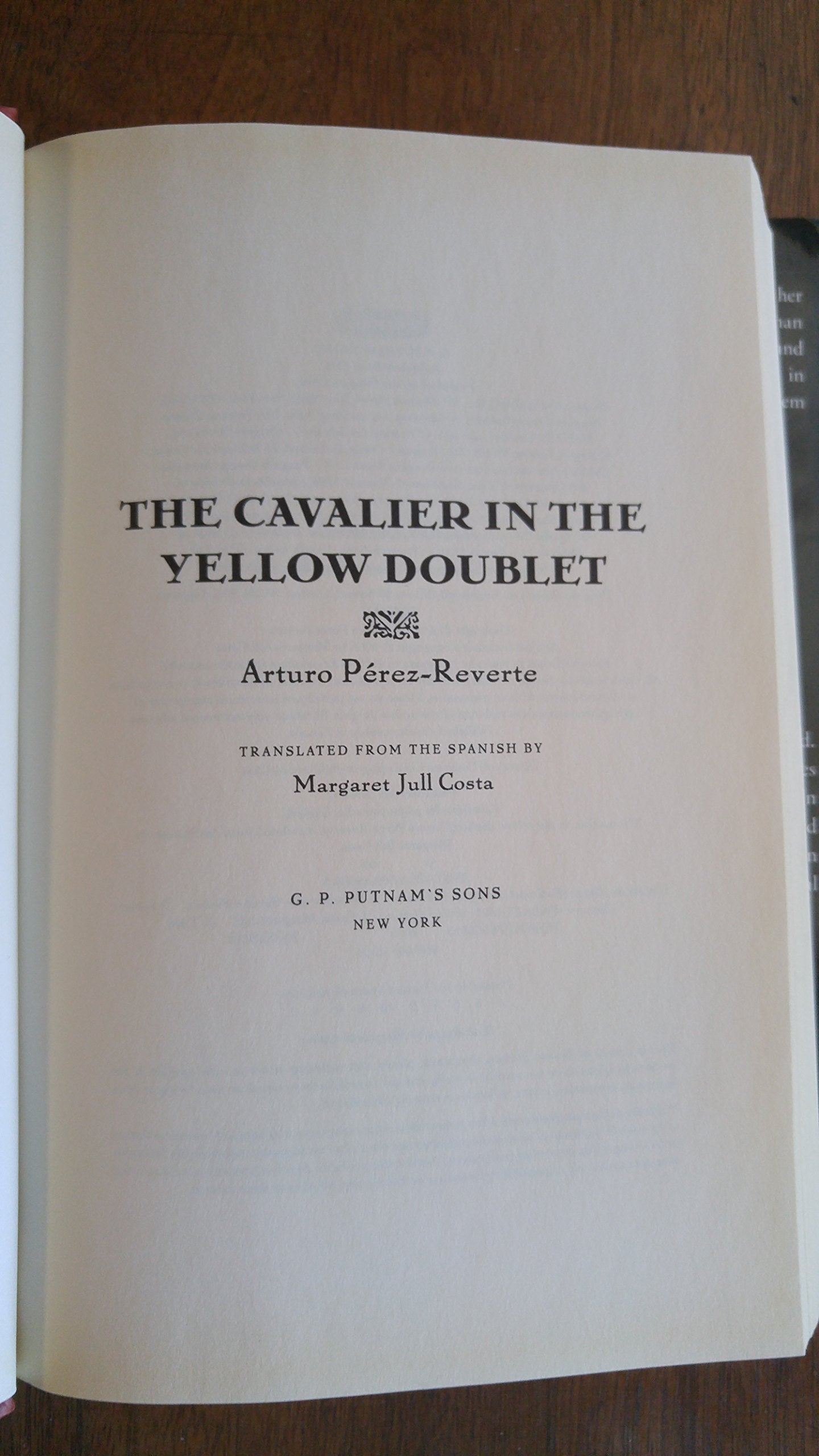 The Cavalier in the Yellow Doublet used book depot