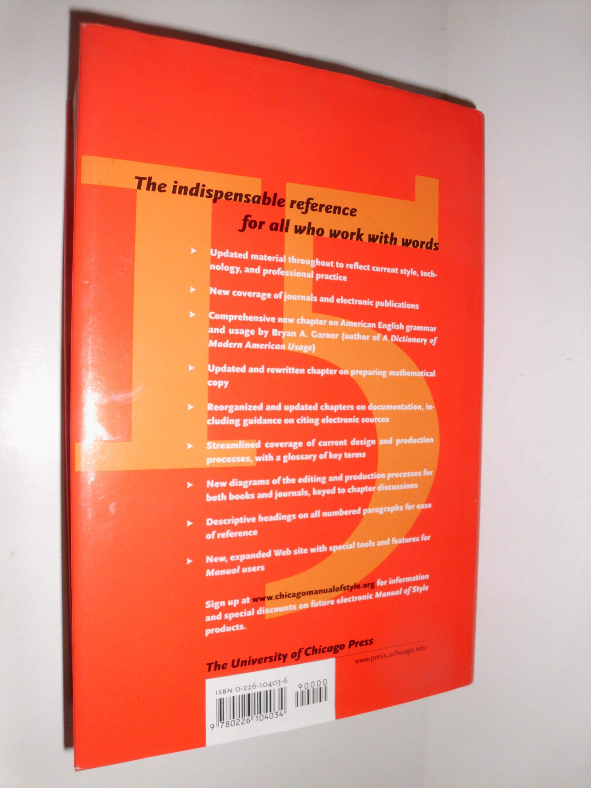 The Chicago Manual of Style used book depot