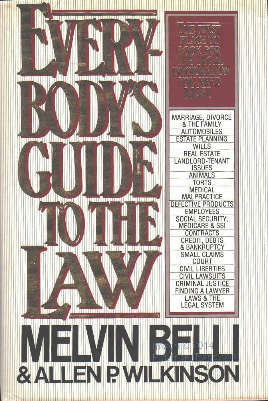Everybody's Guide to Law used book depot