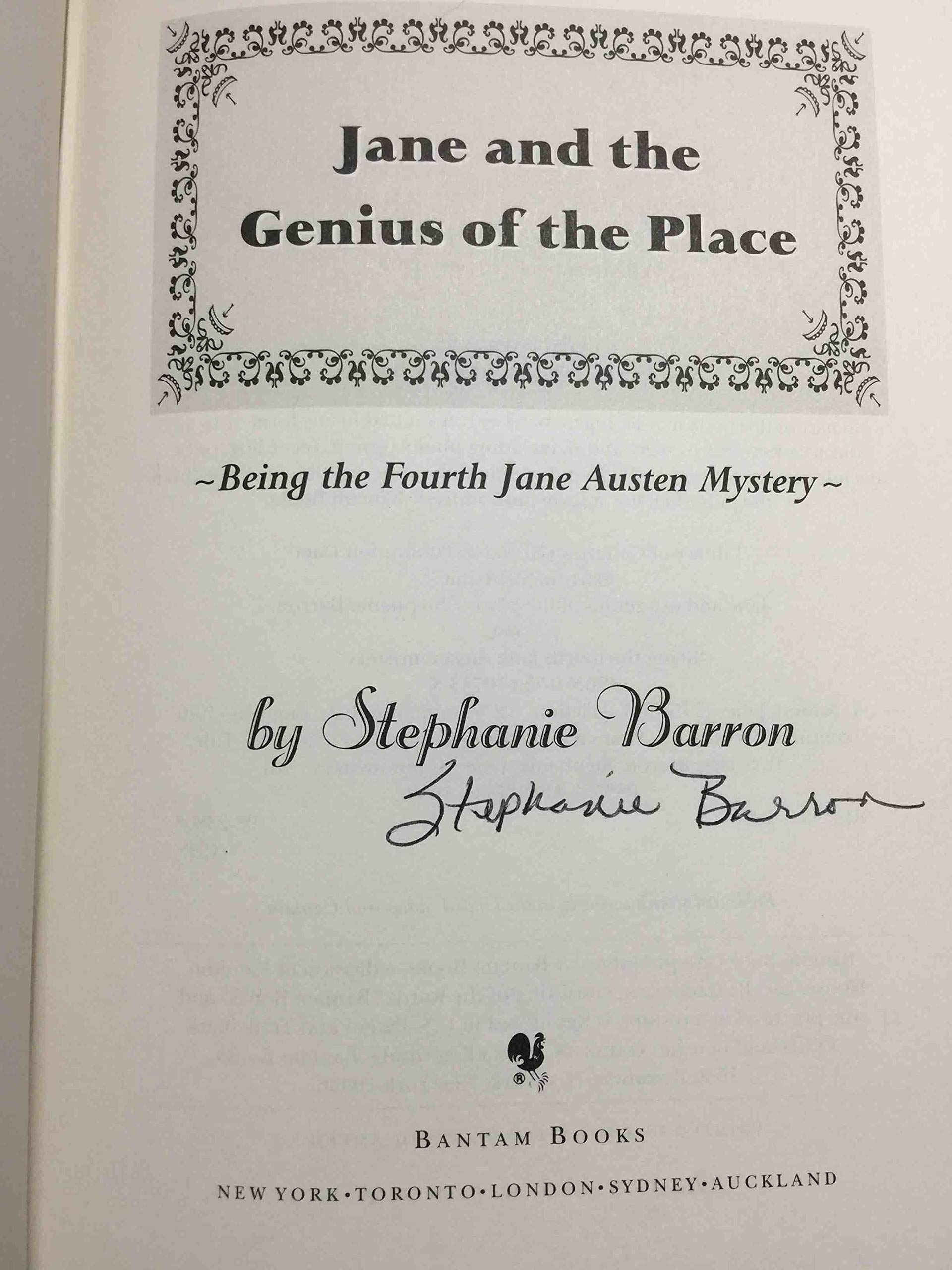 Jane and the Genius of the Place: Being the Fourth Jane Austen Mystery used book depot