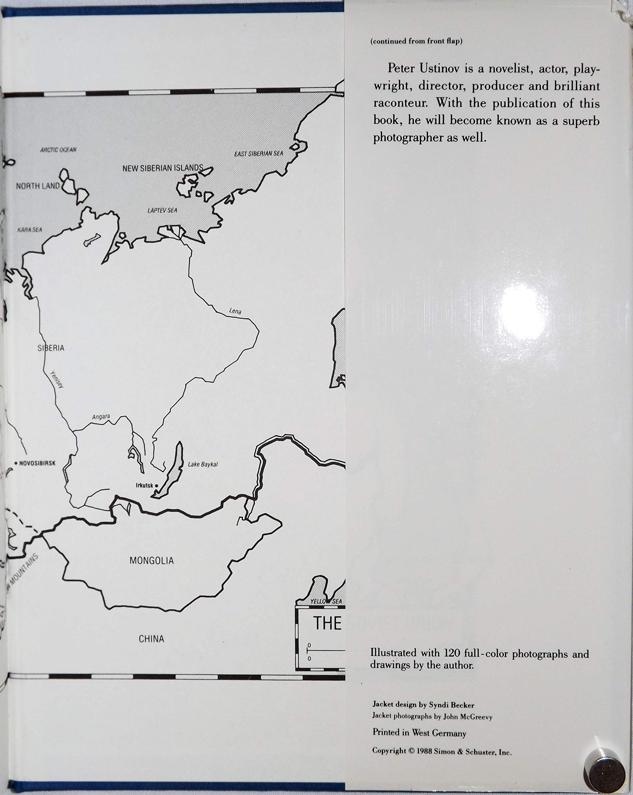 Ustinov in Russia used book depot