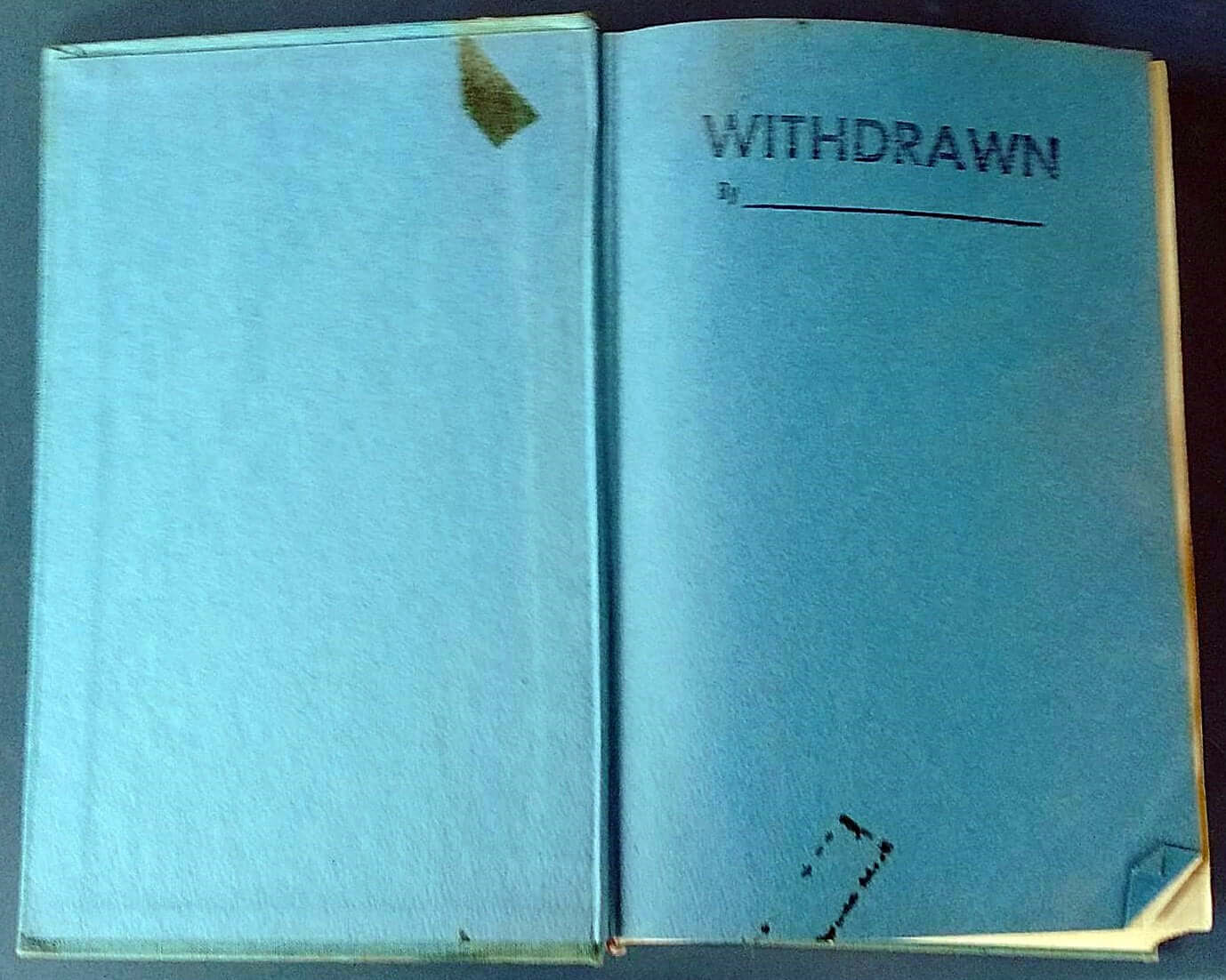 Message from Malaga used book depot