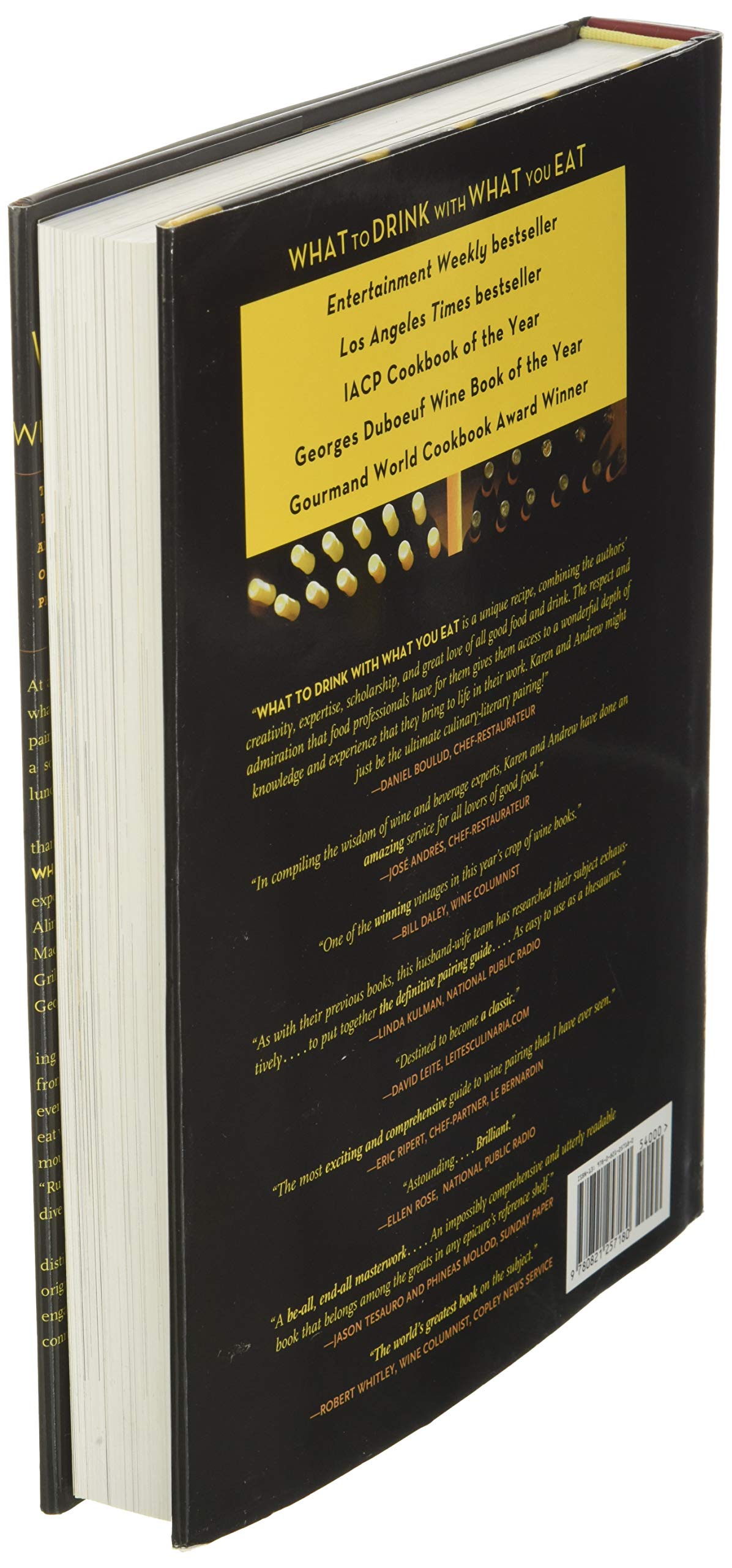 What to Drink with What You Eat: The Definitive Guide to Pairing Food with Wine, Beer, Spirits, Coffee, Tea - Even Water - Based on Expert Advice from America's Best Sommeliers used book depot