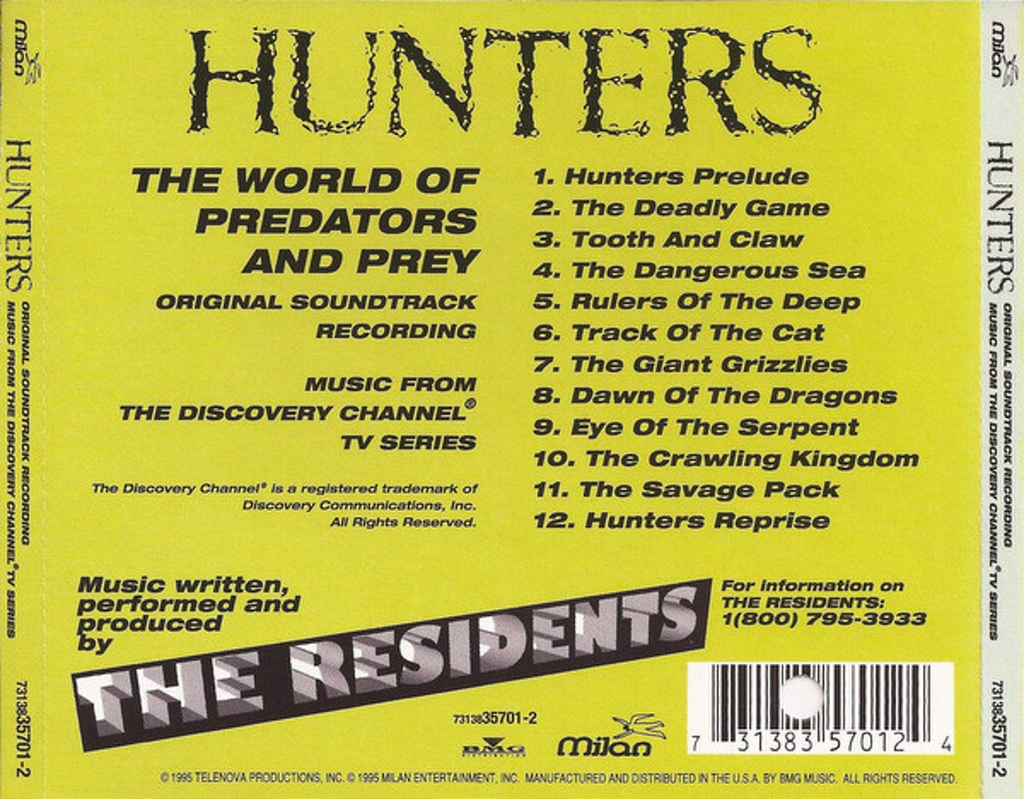Hunters: The World of Predators & Prey - Music from the Discovery Channel TV Series used book depot