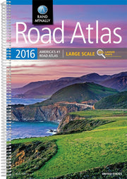 Rand McNally 2016 Road Atlas United States: Large Scale (Rand McNally Road Atlas) used book depot