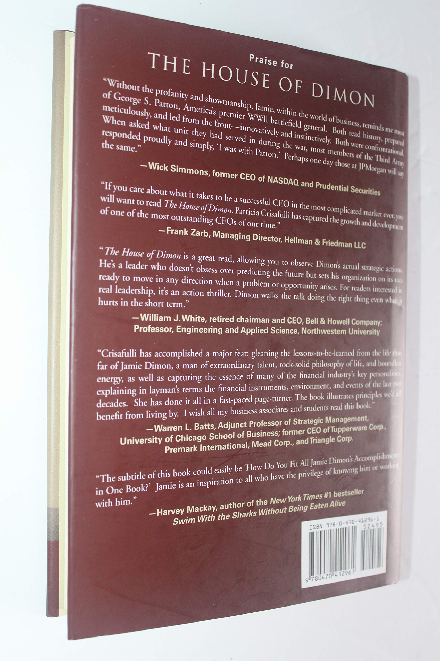 The House of Dimon: How JPMorgan's Jamie Dimon Rose to the Top of the Financial World used book depot