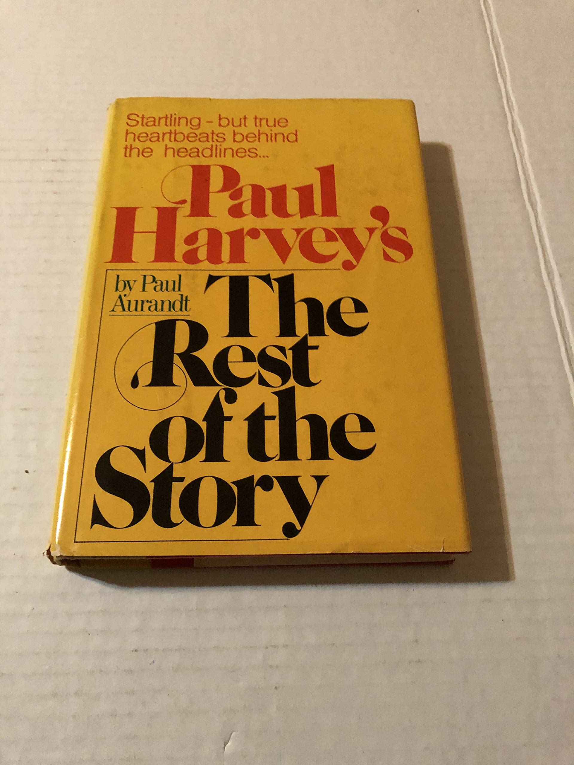 Paul Harvey's the Rest of the Story used book depot