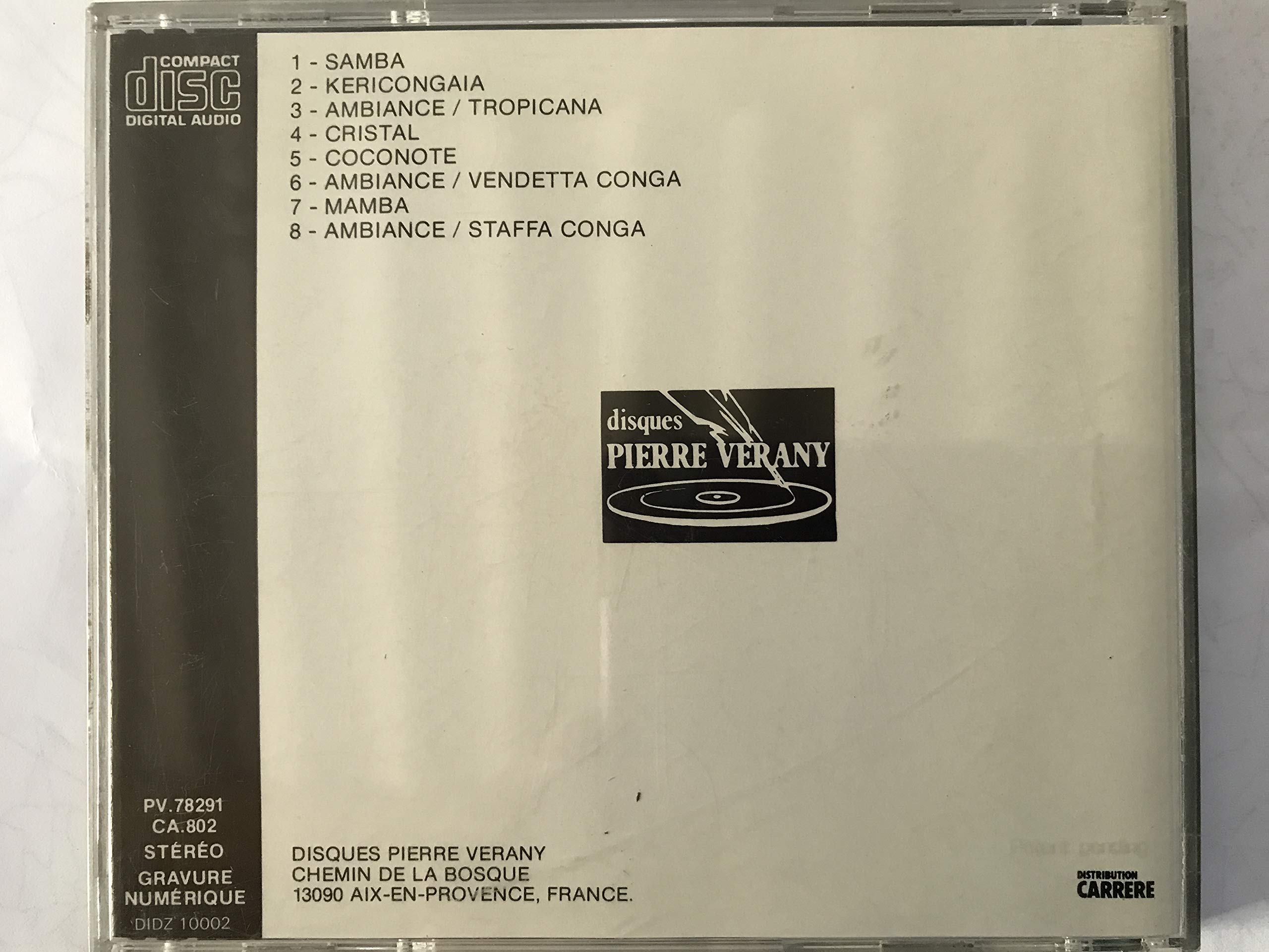 Vol. 1-Mamba Percussions/(Samba-
