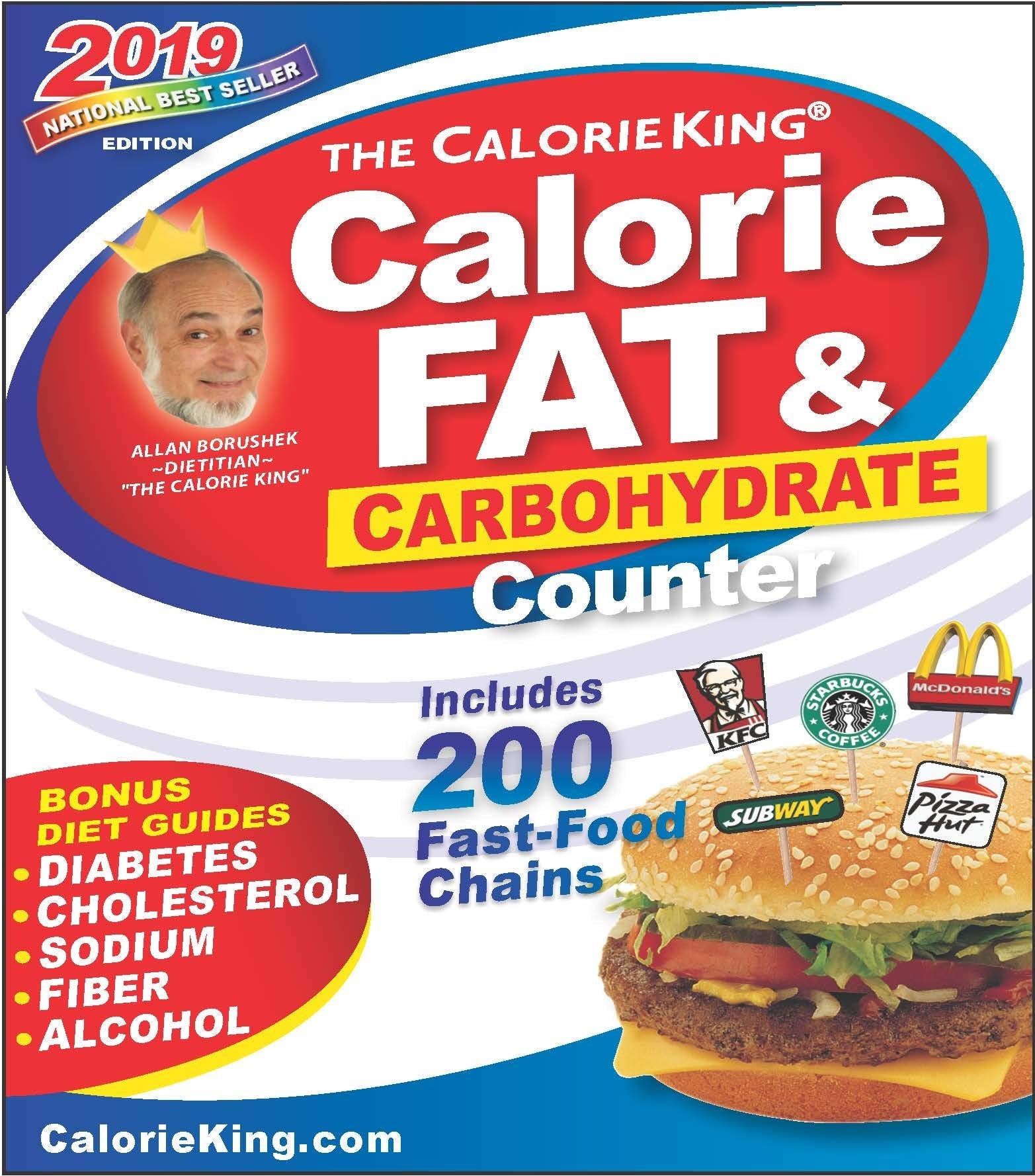 CalorieKing 2019 Calorie, Fat & Carbohydrate Counter used book depot