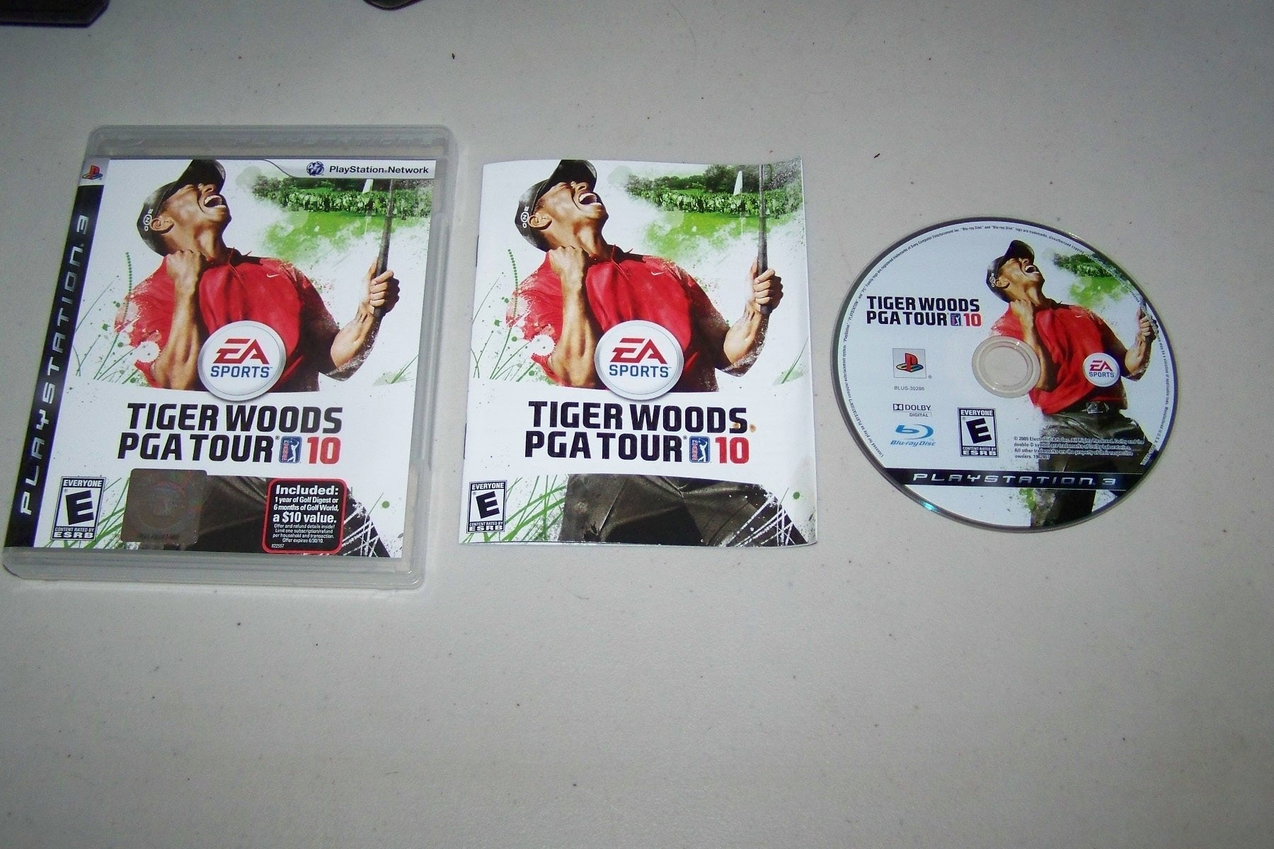 Tiger Woods PGA Tour 10 - Playstation 3 used book depot