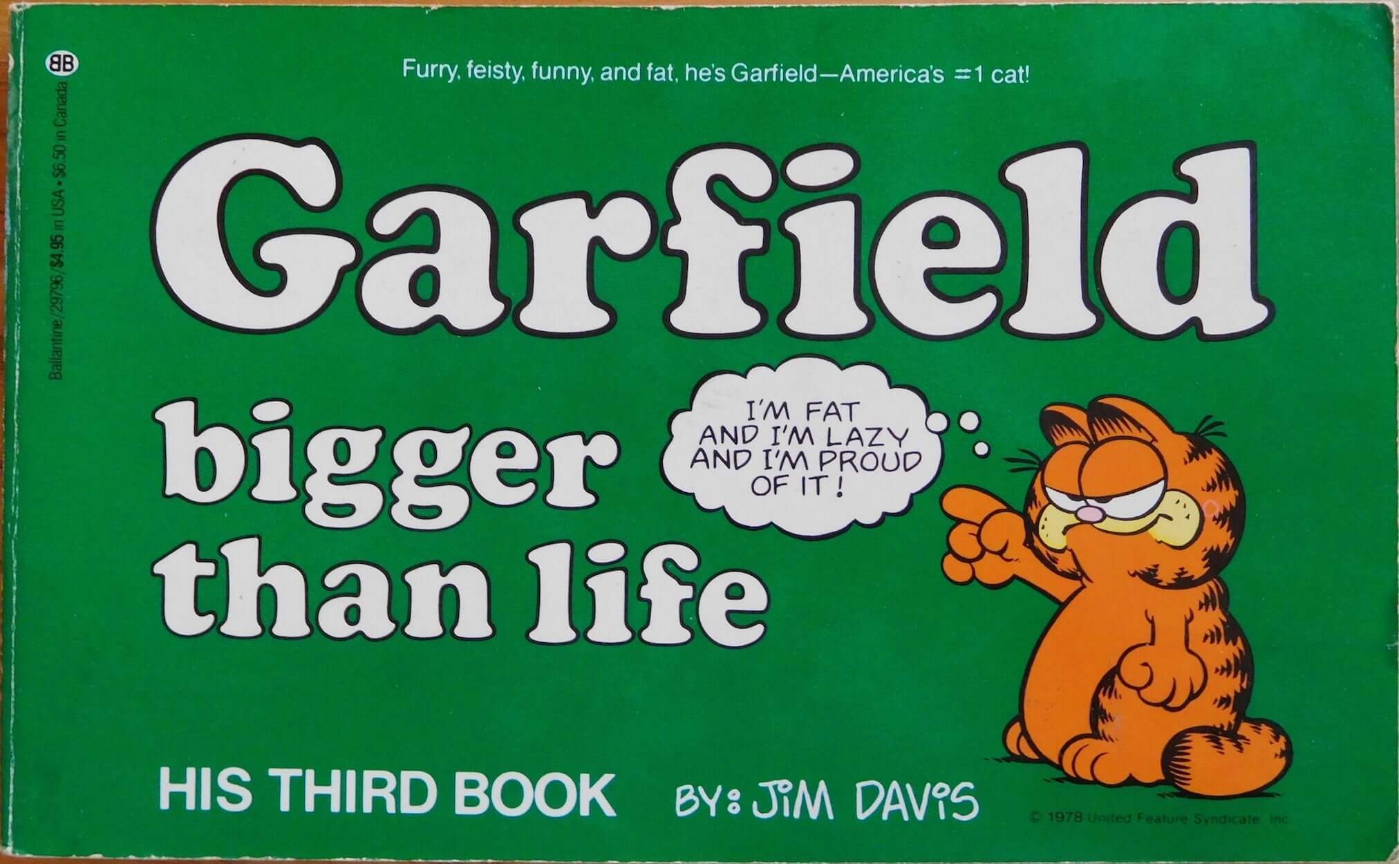 Garfield Bigger Than Life: His Third Book used book depot