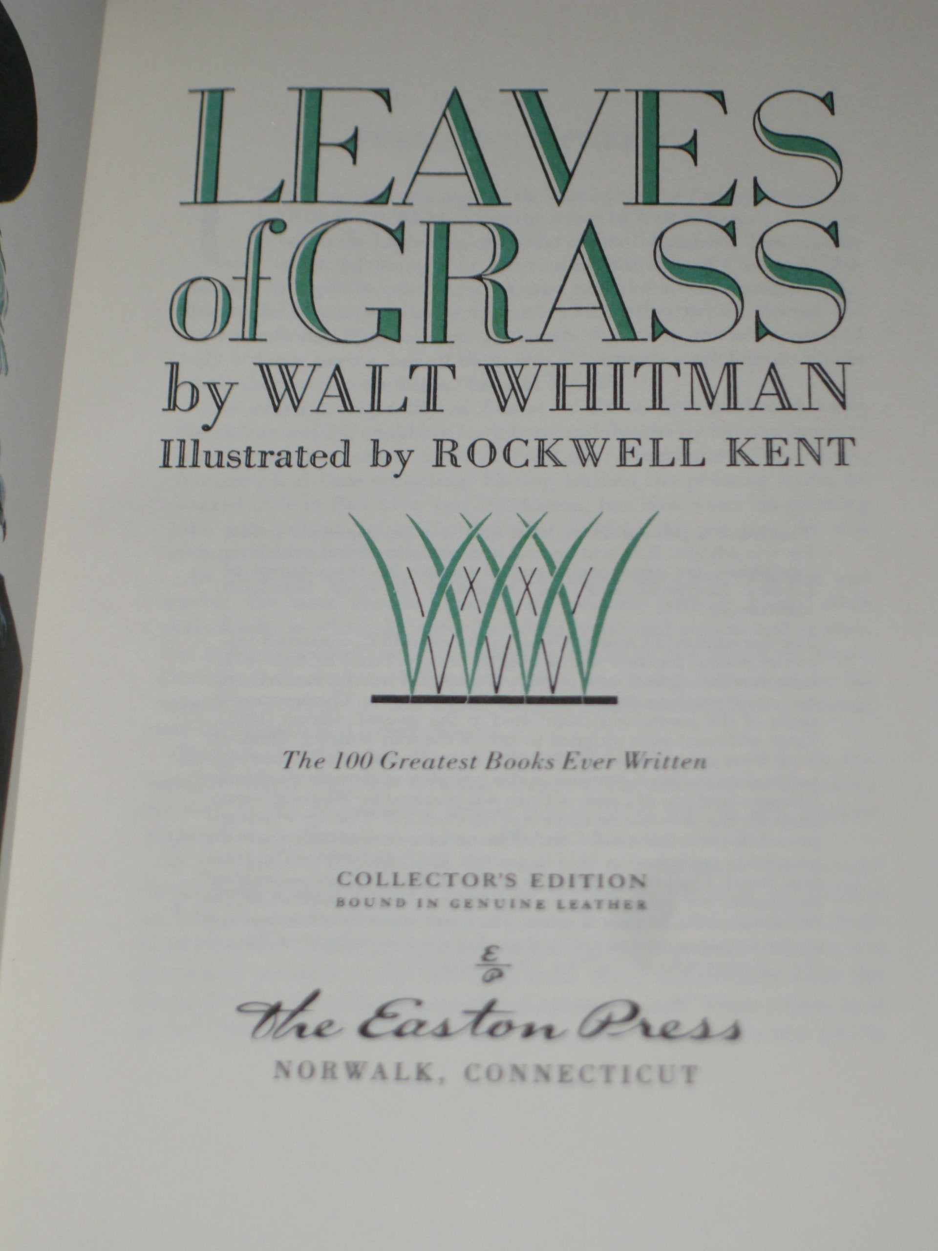 Leaves of Grass used book depot