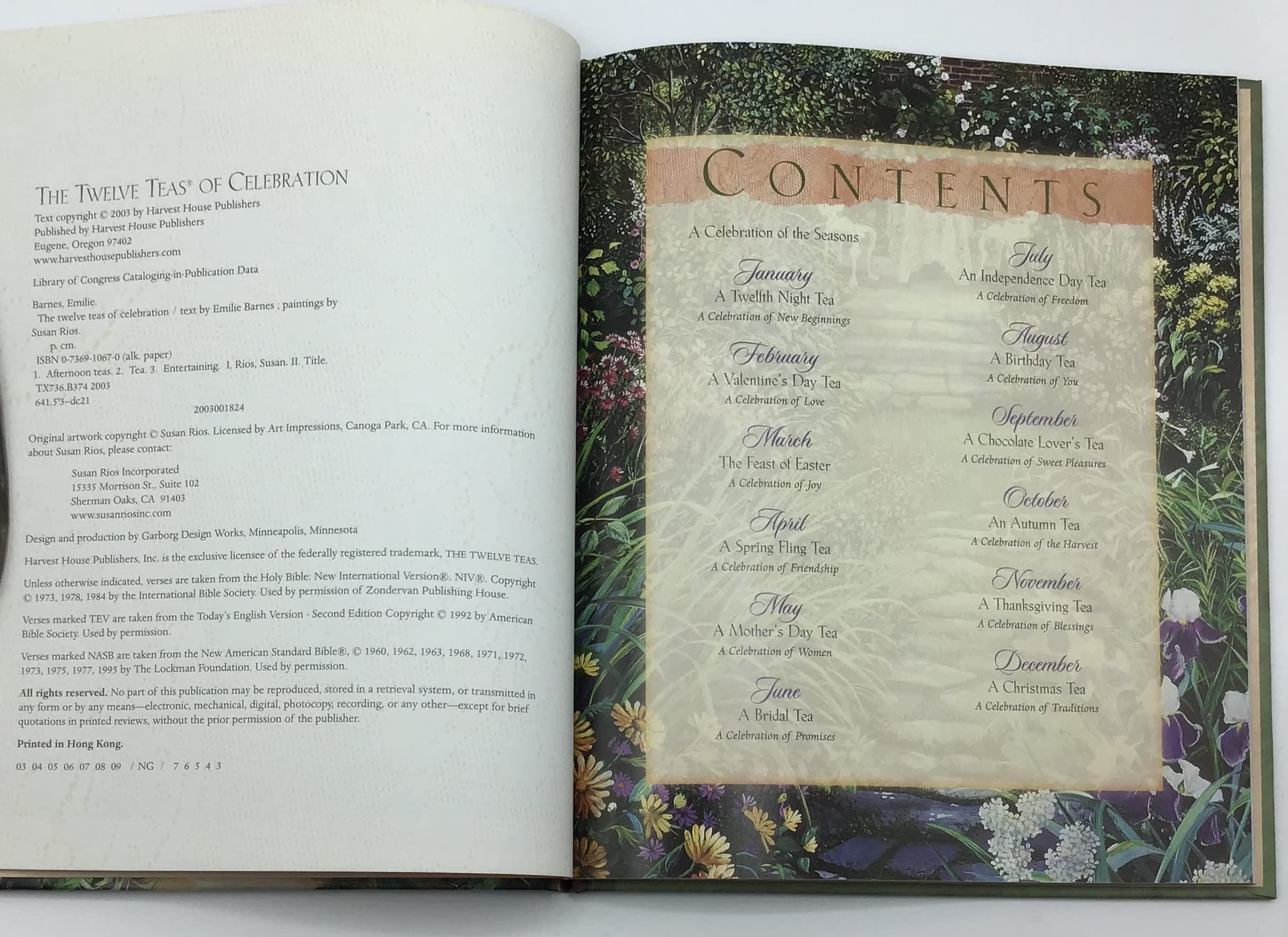 The Twelve Teas® of Celebration: Festive Teas for Special Moments used book depot