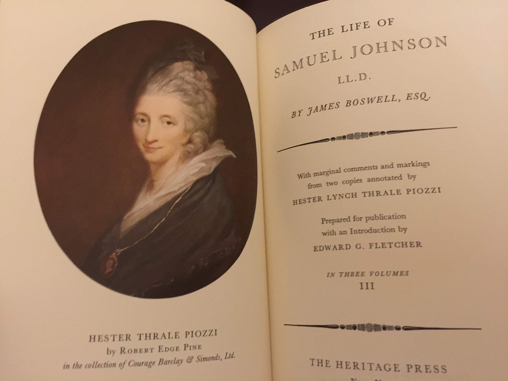 The Life of Samuel Johnson, Ll.D. In Three Volumes used book depot