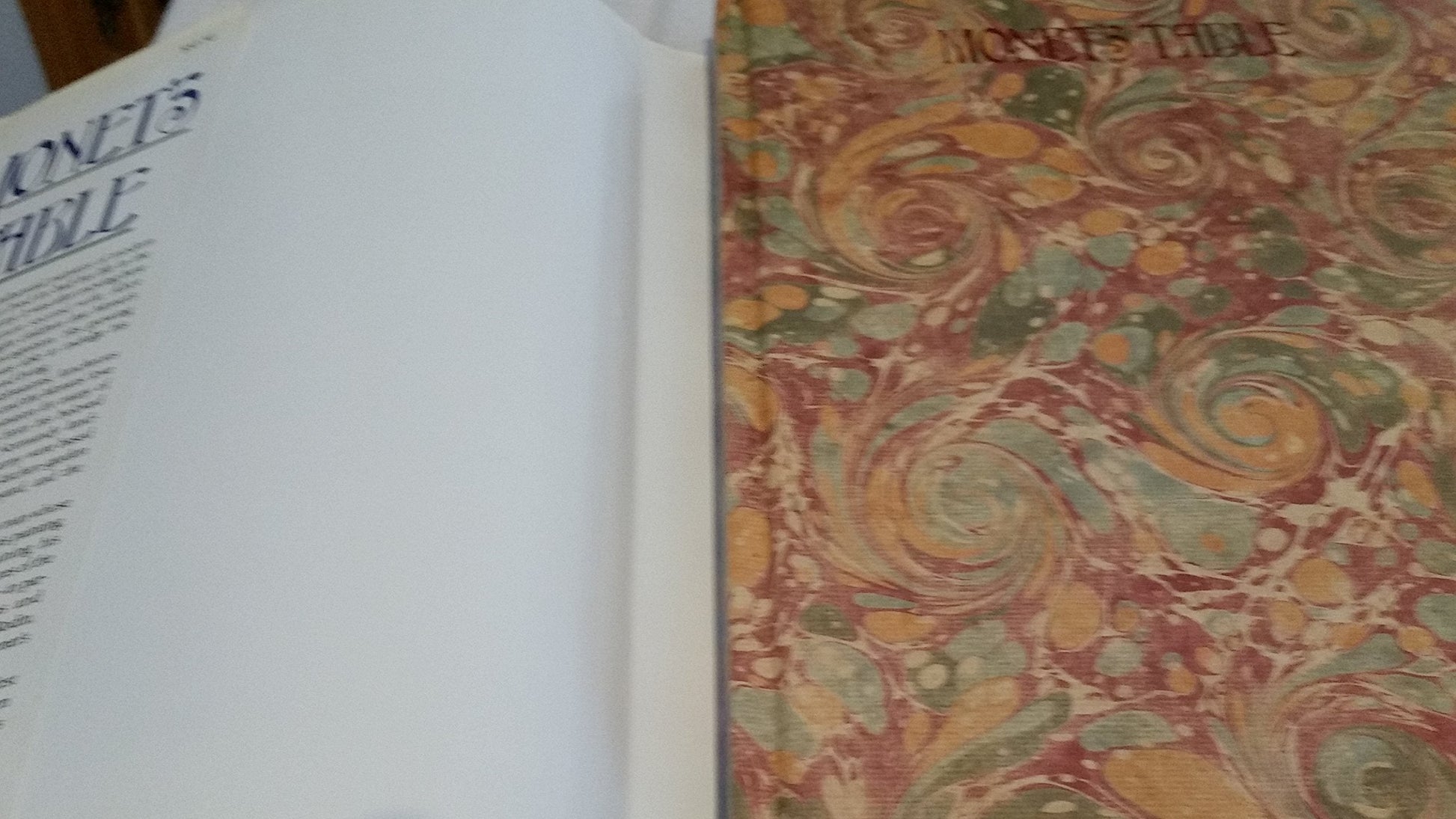 Monet's Table: The Cooking Journals of Claude Monet used book depot