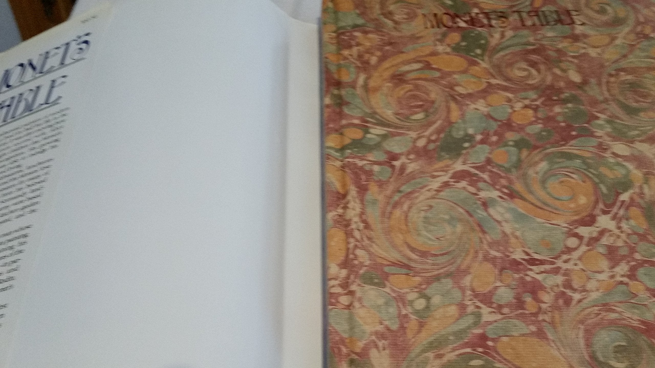 Monet's Table: The Cooking Journals of Claude Monet used book depot