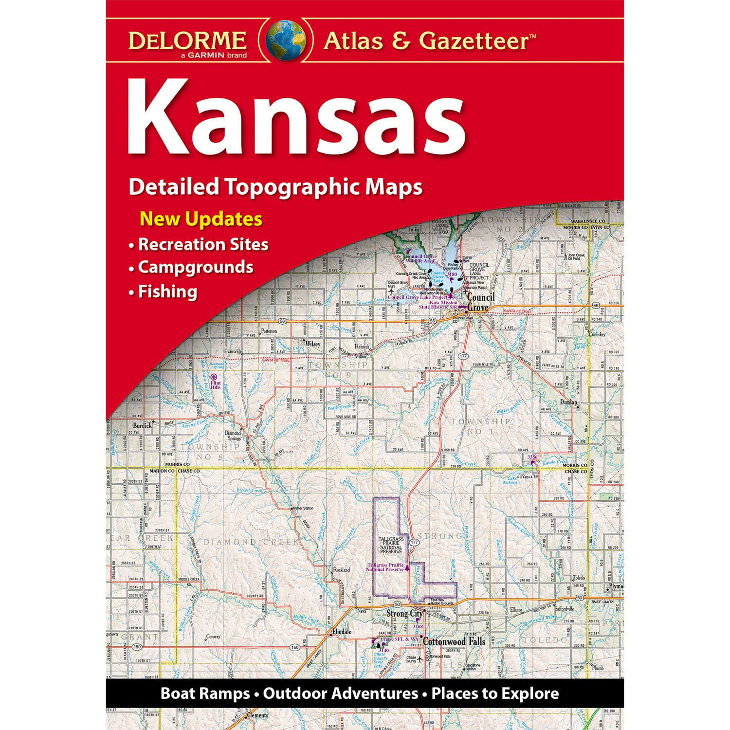 Kansas Atlas & Gazetteer (Delorme Atlas & Gazetteer) used book depot