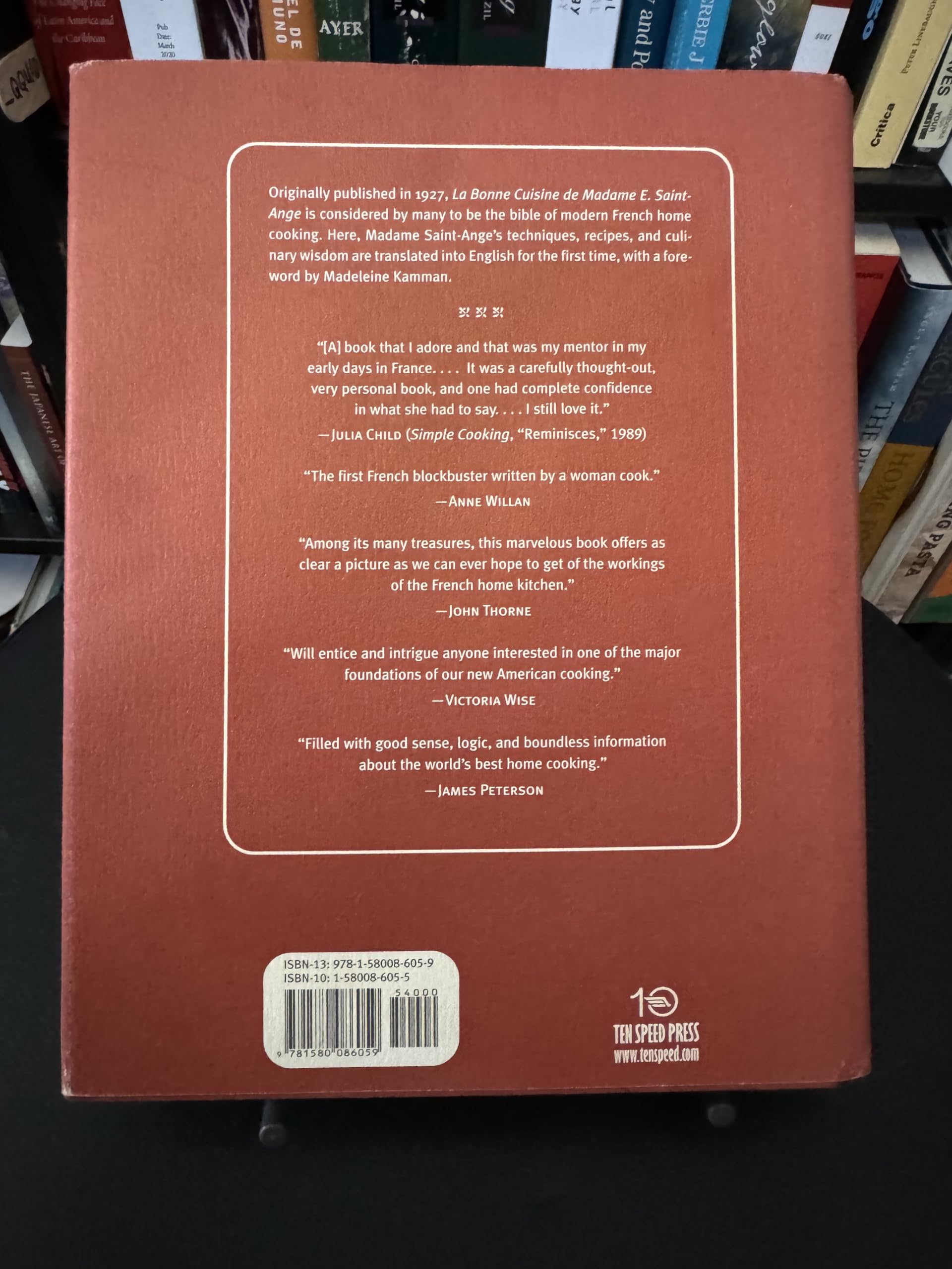 La Bonne Cuisine de Madame E. Saint-Ange: The Original Companion for French Home Cooking used book depot