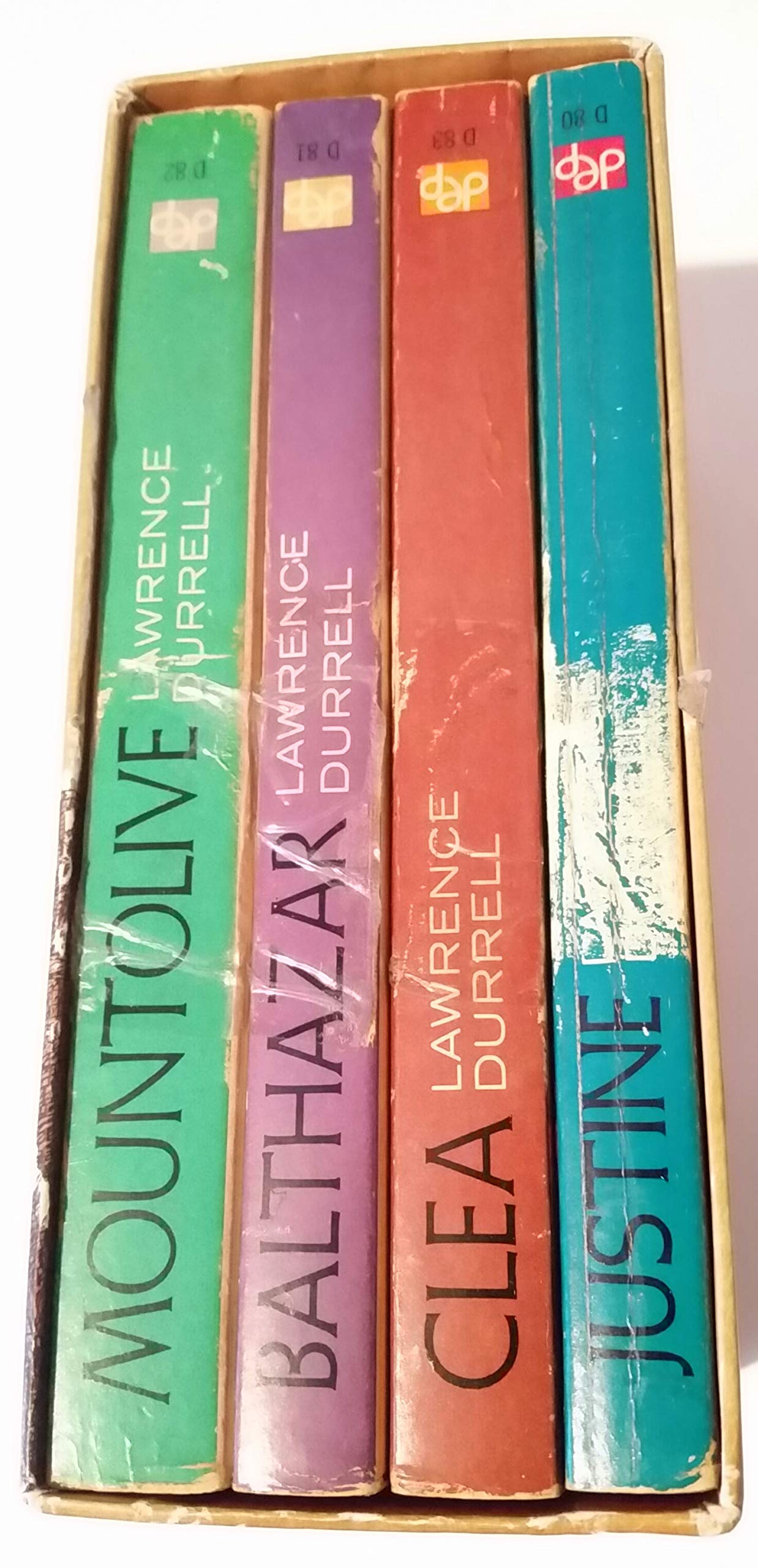 The Alexandria Quartet Box Set: Justine, Balthazar, Mountolive, Clea (4 Mass Mar used book depot